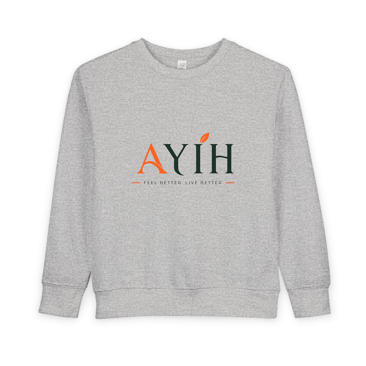 Toddler AYIH Sweatshirt — Logo Crewneck for Little Kids (Unisex)
