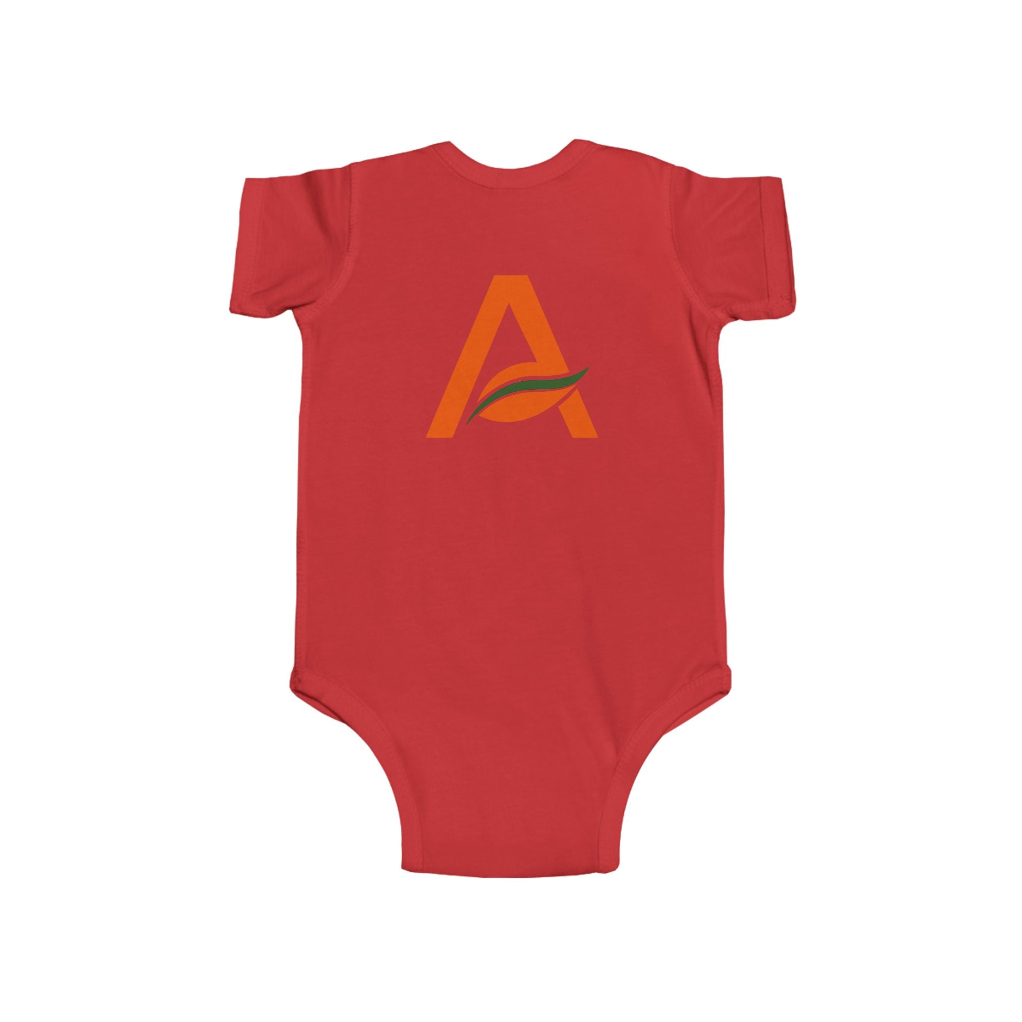 Infant Bodysuit with 'A' Logo & AYÍH Text – Baby Onesie
