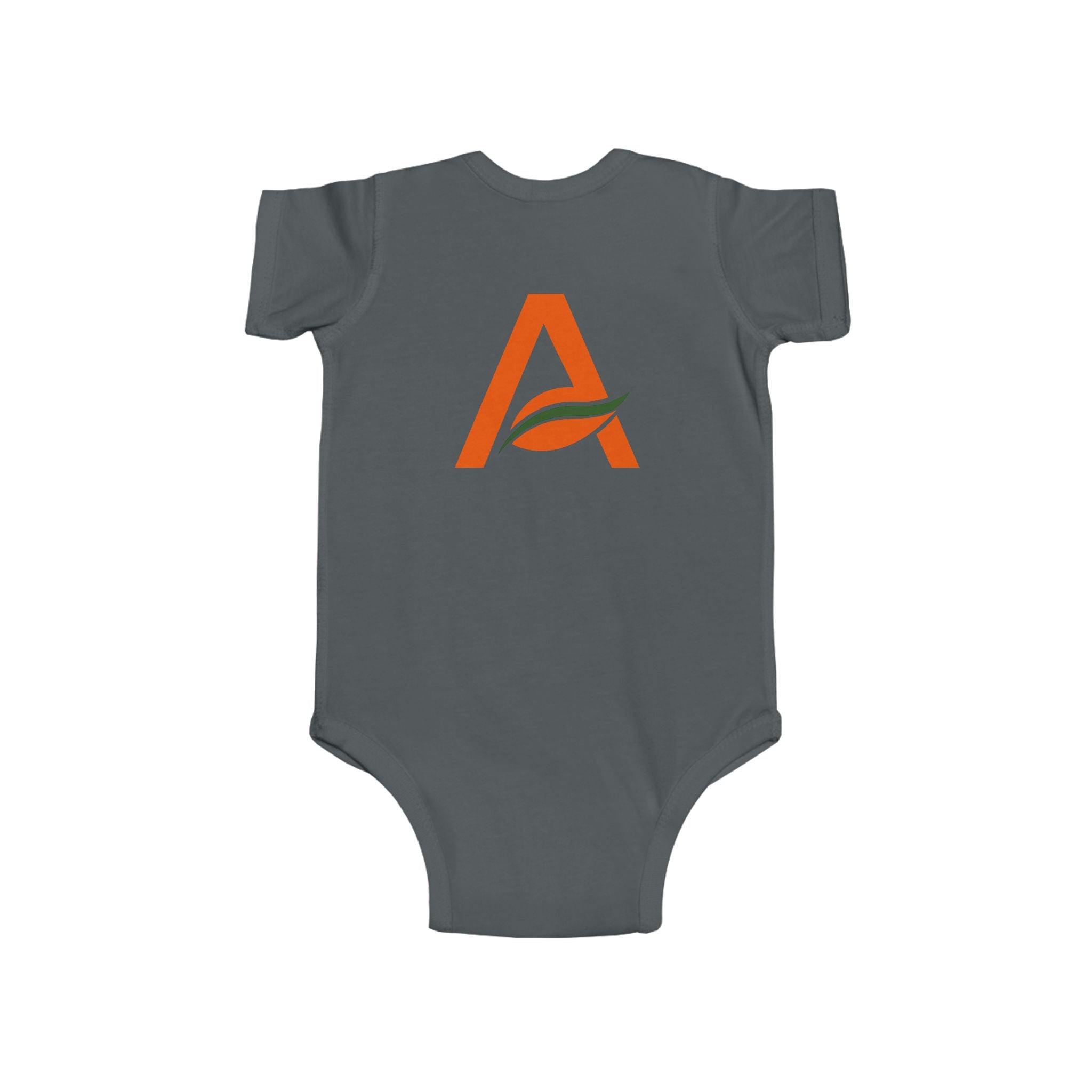 Infant Bodysuit with 'A' Logo & AYÍH Text – Baby Onesie
