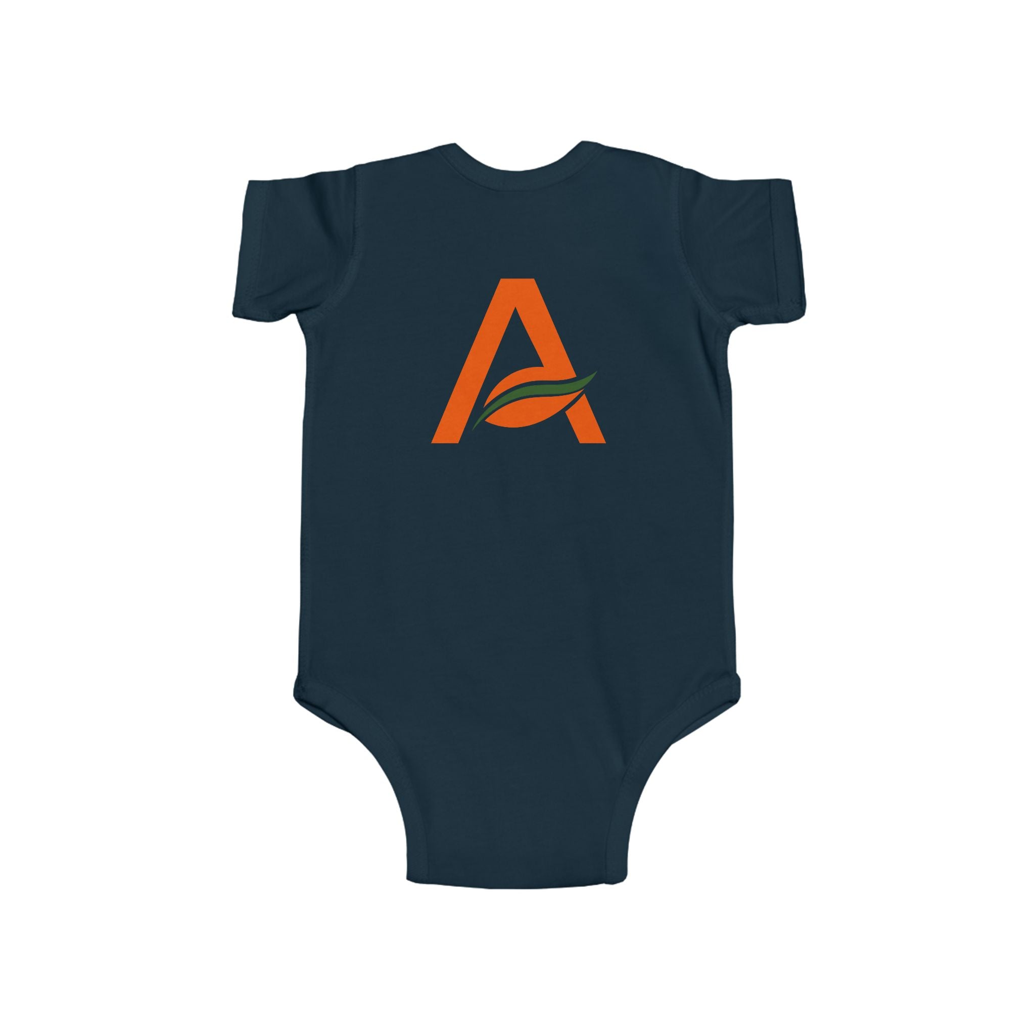 Infant Bodysuit with 'A' Logo & AYÍH Text – Baby Onesie
