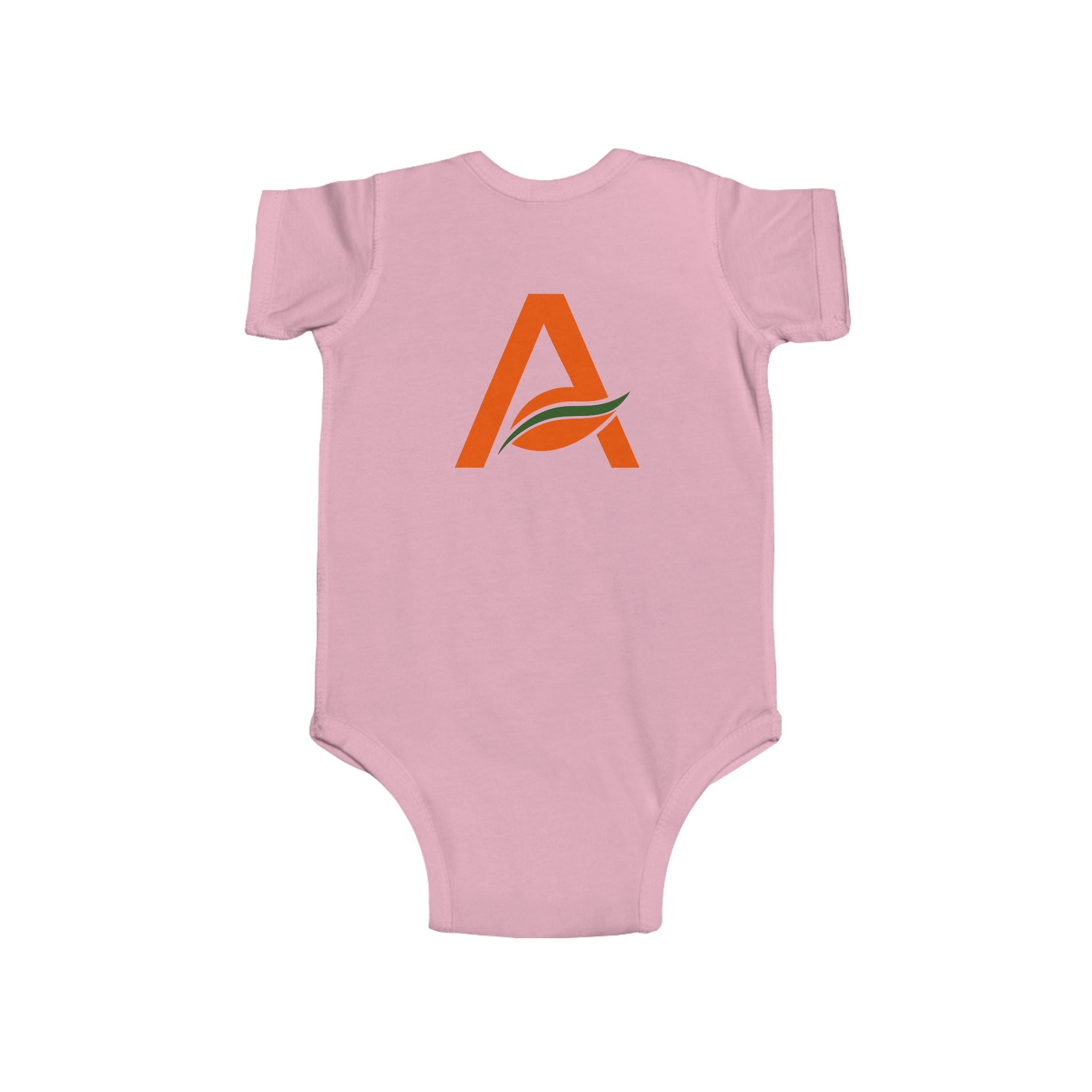 Infant Bodysuit with 'A' Logo & AYÍH Text – Baby Onesie