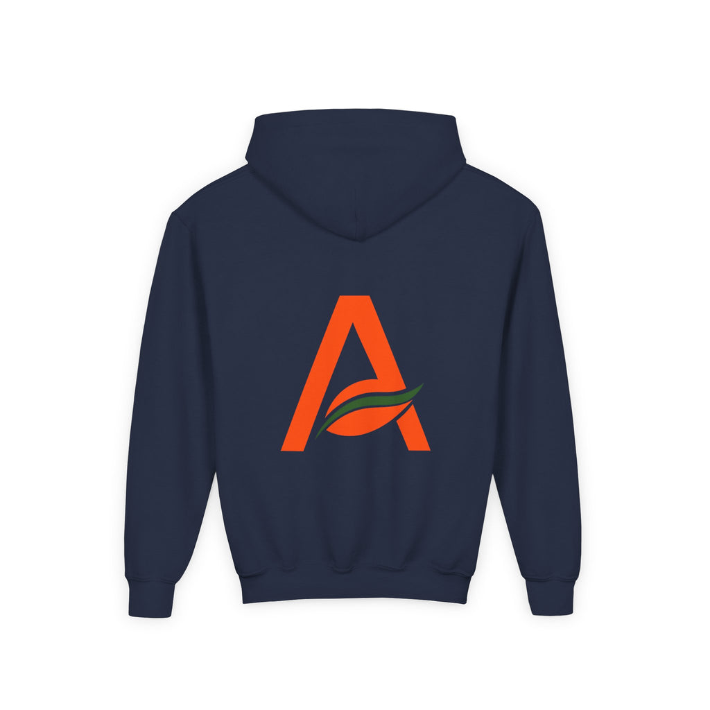 AYIH Logo Hoodie — Kids Unisex Pullover Sweatshirt, Minimal Lifestyle Graphic