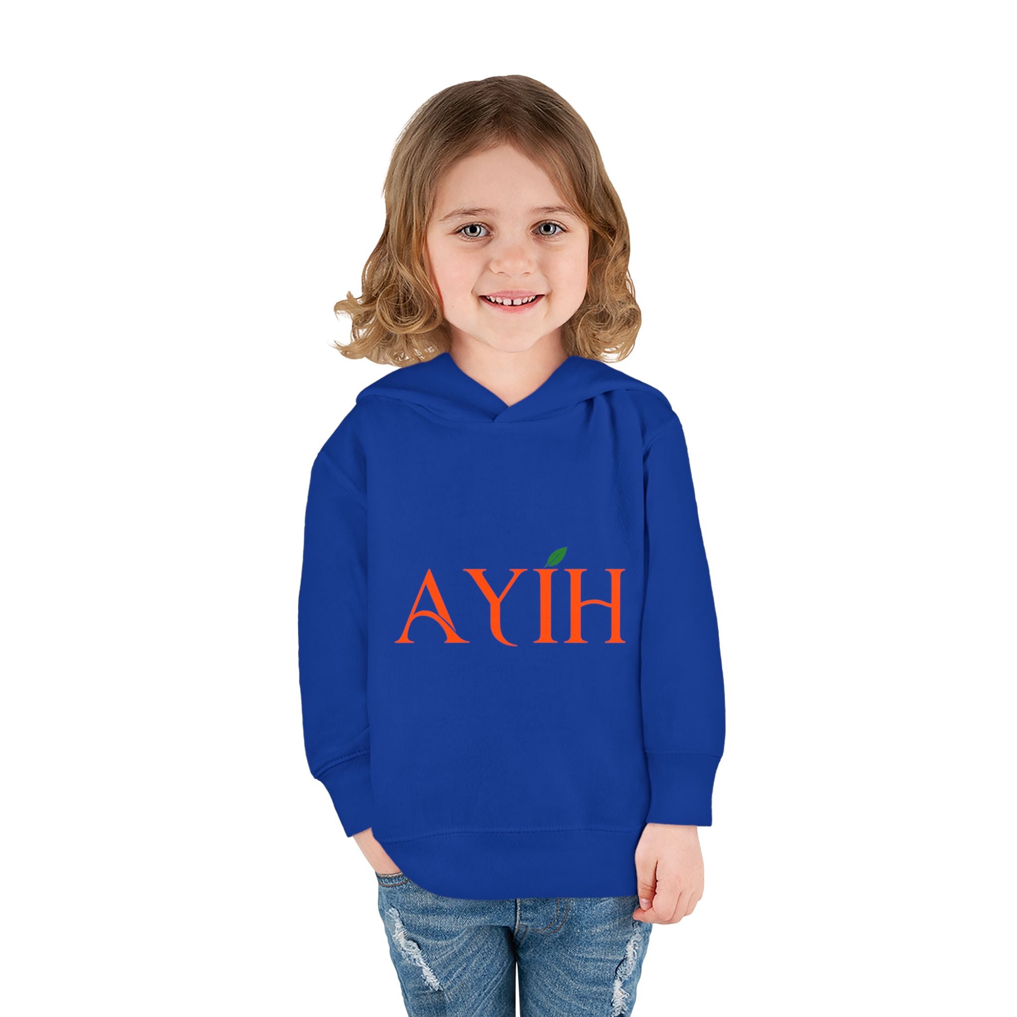 Toddler Hoodie with 'AYIH' Logo — Cute Monogram Pullover