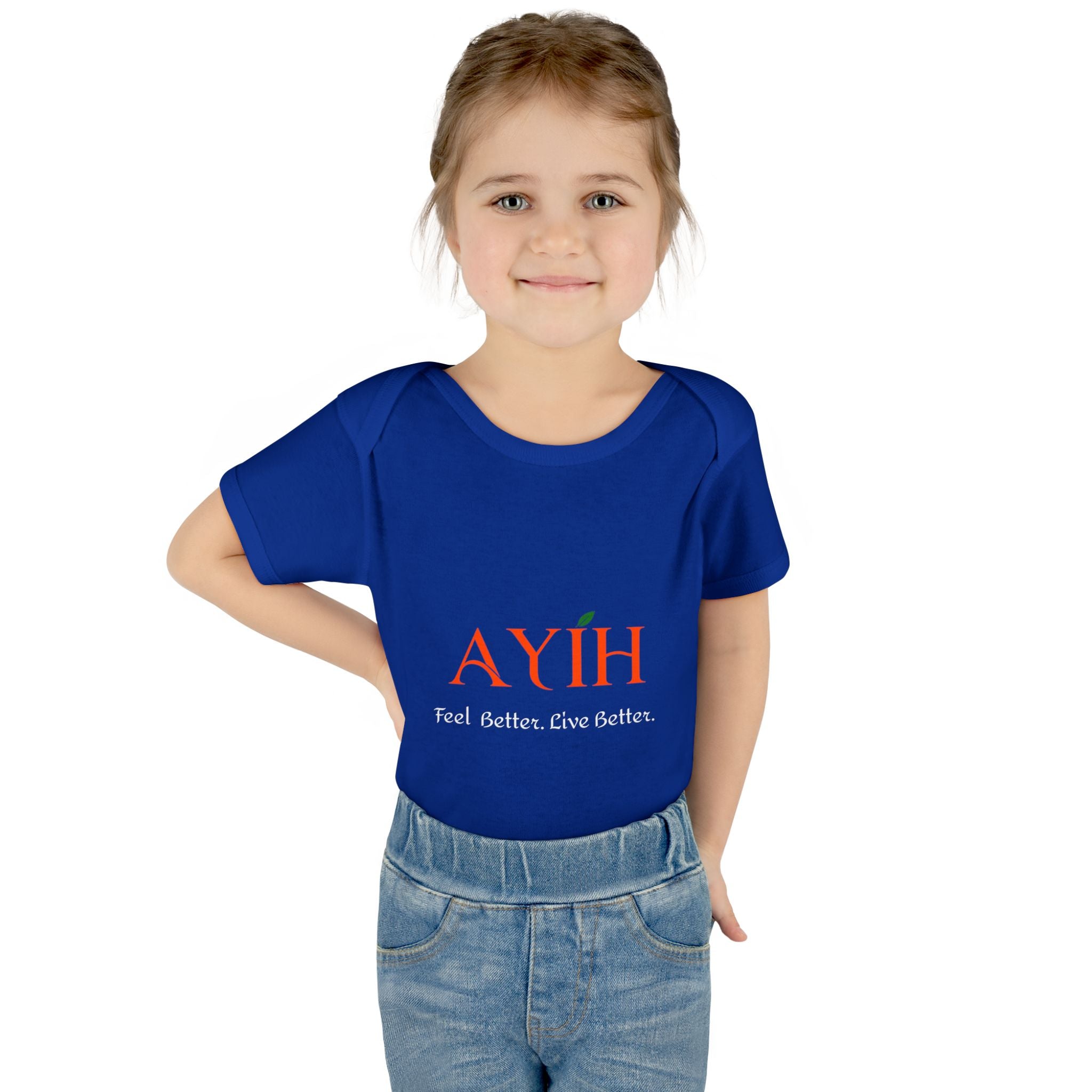 Baby Bodysuit - 'AYIH' Logo Infant One-Piece (Feel Better. Live Better.)