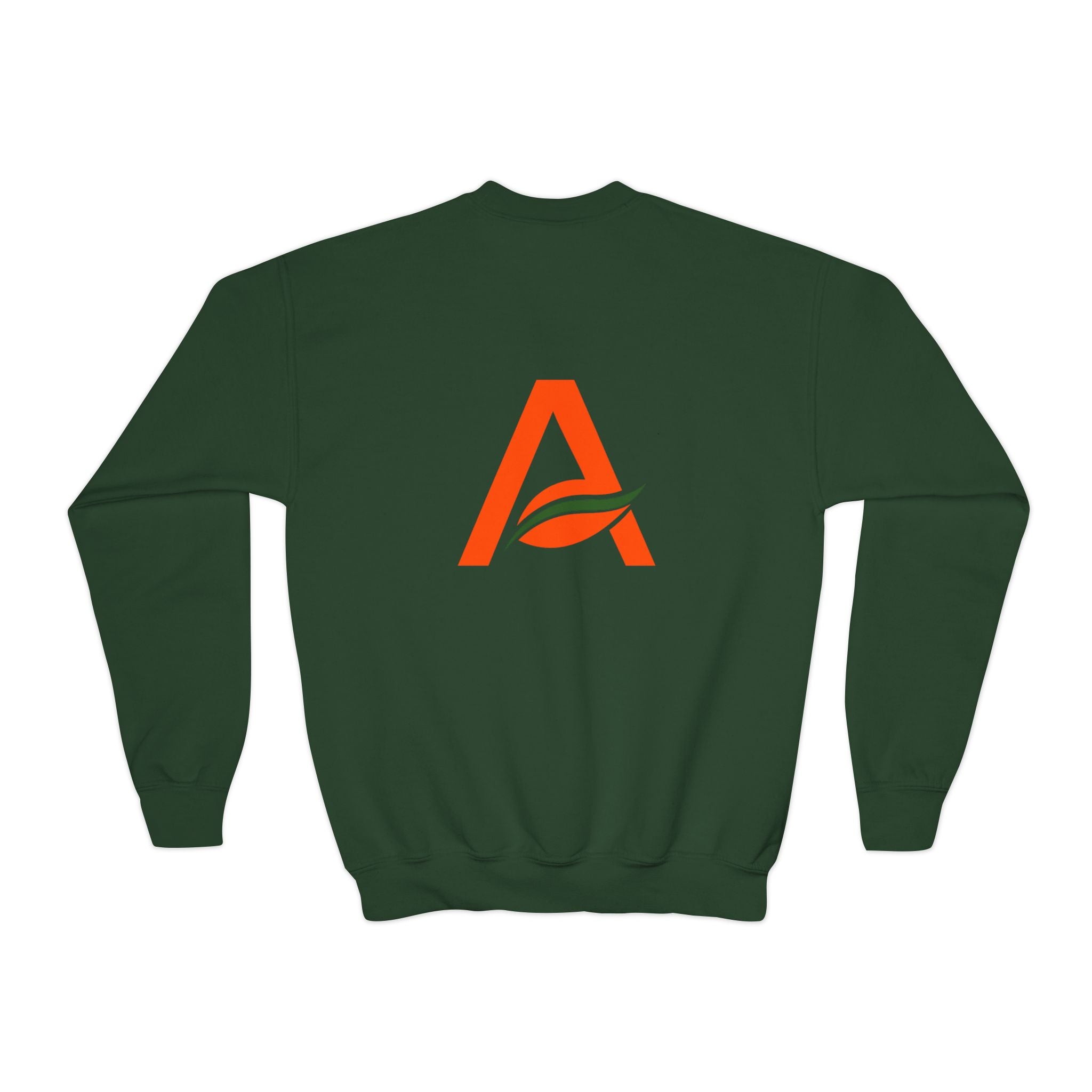 Big Kids Crewneck Sweatshirt — AYÍH Logo Pullover (Unisex)