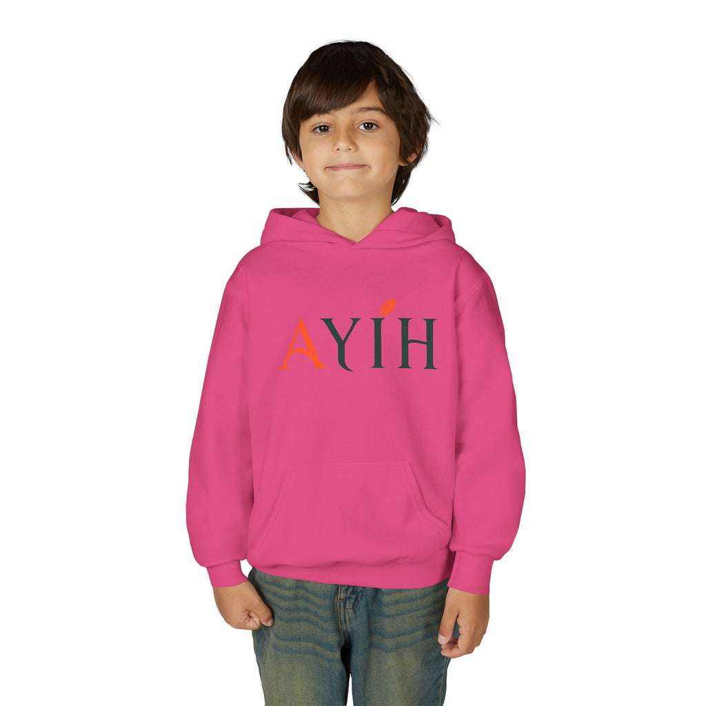 Kids Hoodie — “Learning Today, Leading Tomorrow” Inspirational Kids Hooded Sweatshirt