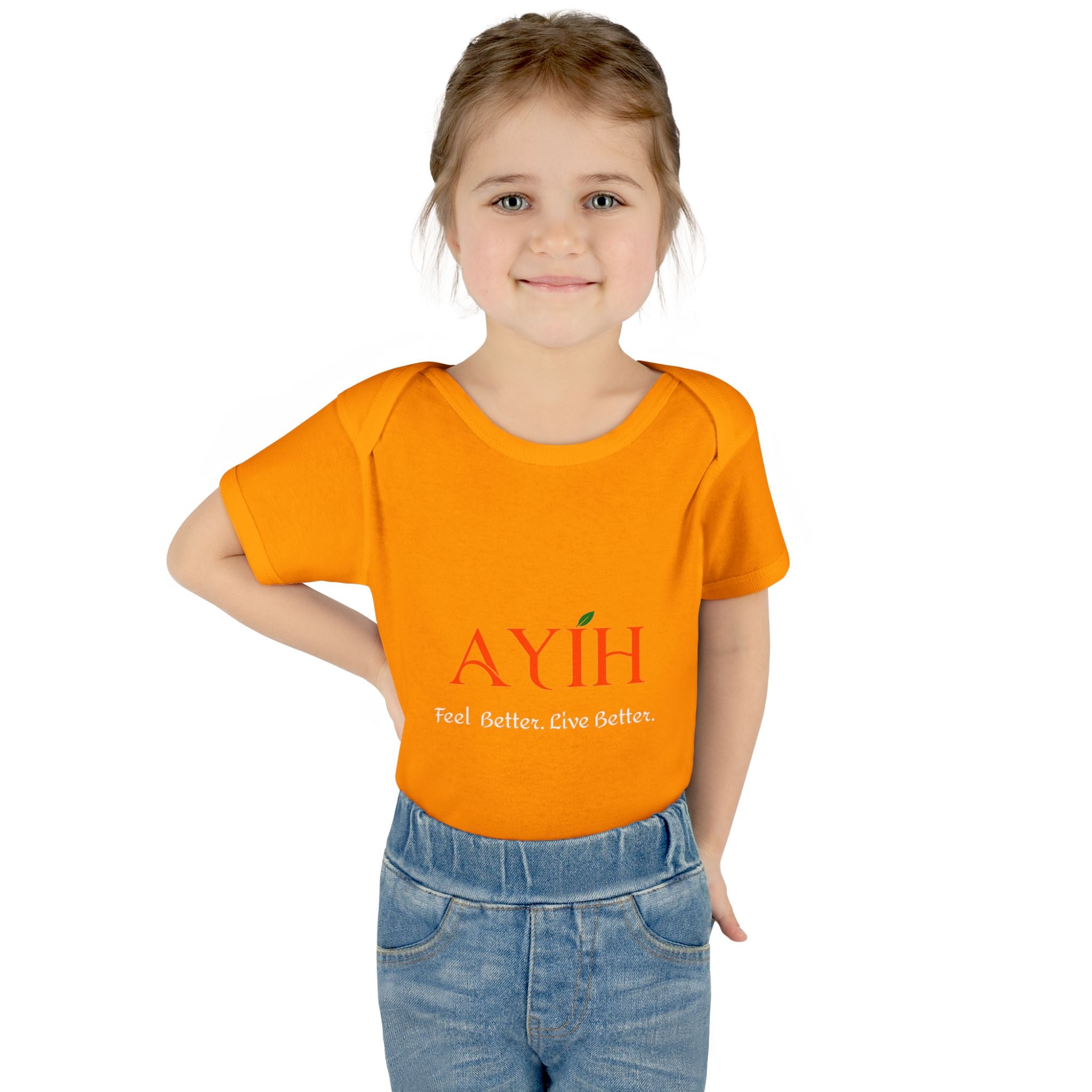 Baby Bodysuit - 'AYIH' Logo Infant One-Piece (Feel Better. Live Better.)