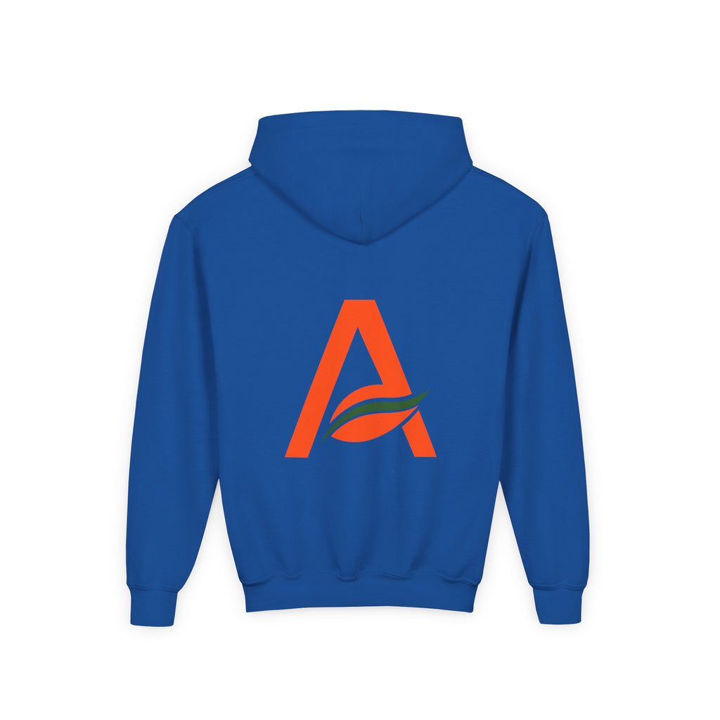 AYIH Logo Hoodie — Kids Unisex Pullover Sweatshirt, Minimal Lifestyle Graphic