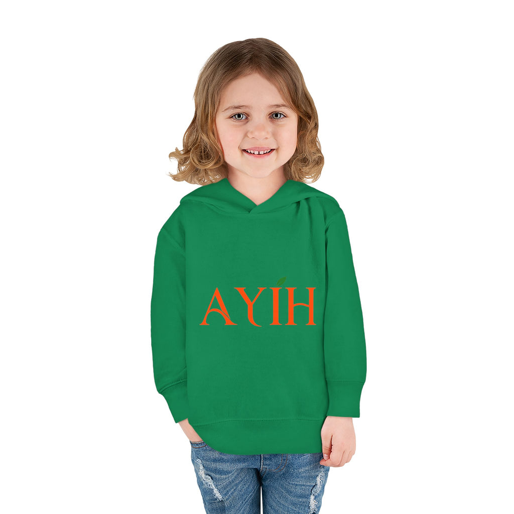 Toddler Hoodie with 'AYIH' Logo — Cute Monogram Pullover