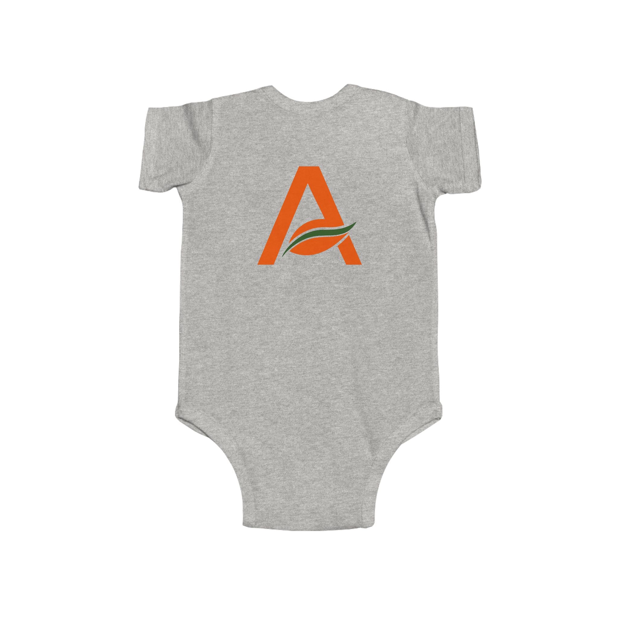 Infant Bodysuit with 'A' Logo & AYÍH Text – Baby Onesie
