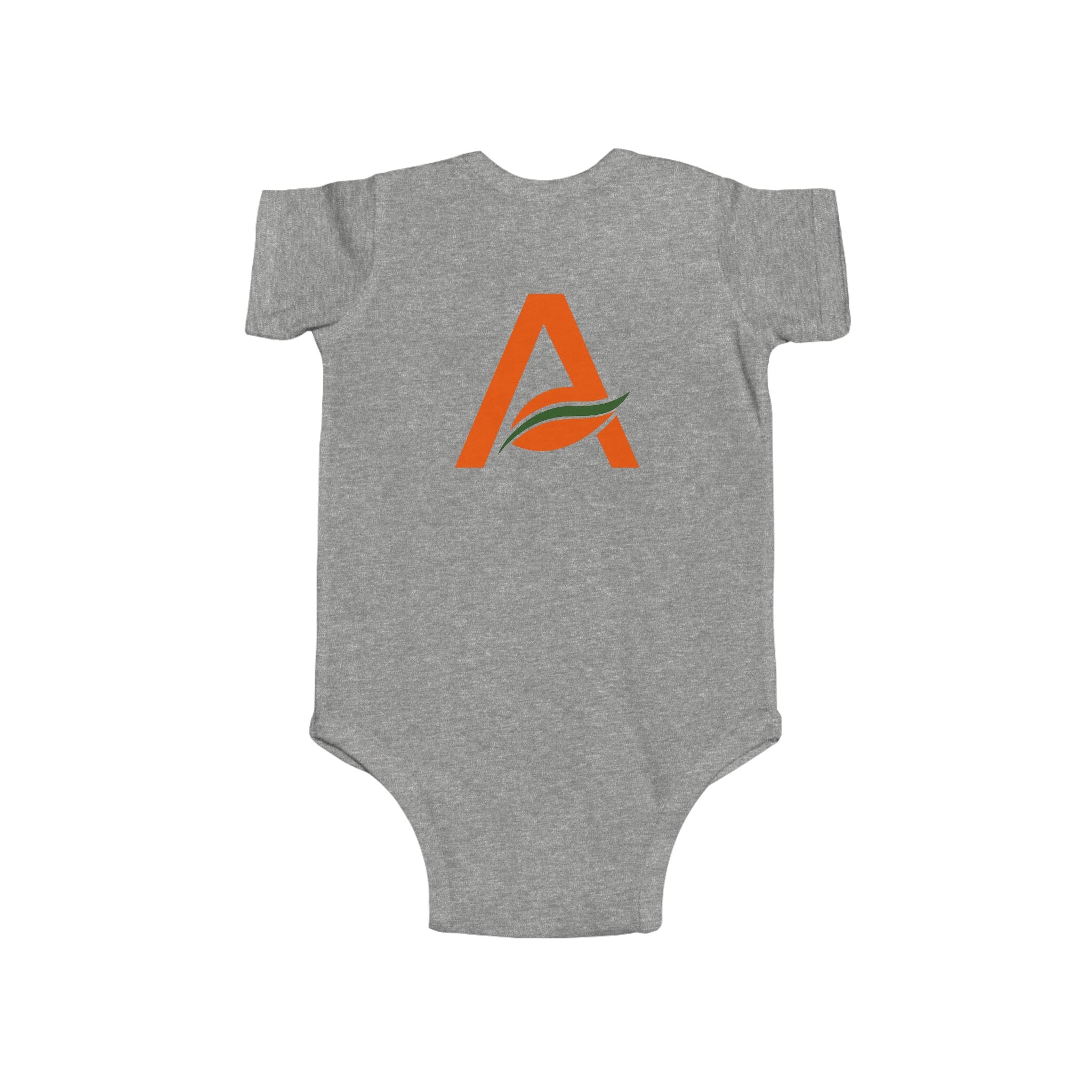 Infant Bodysuit with 'A' Logo & AYÍH Text – Baby Onesie