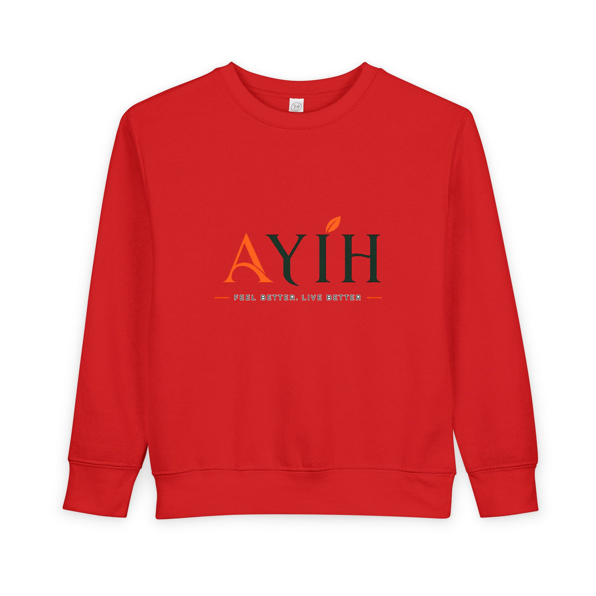 Toddler AYIH Sweatshirt — Logo Crewneck for Little Kids (Unisex)