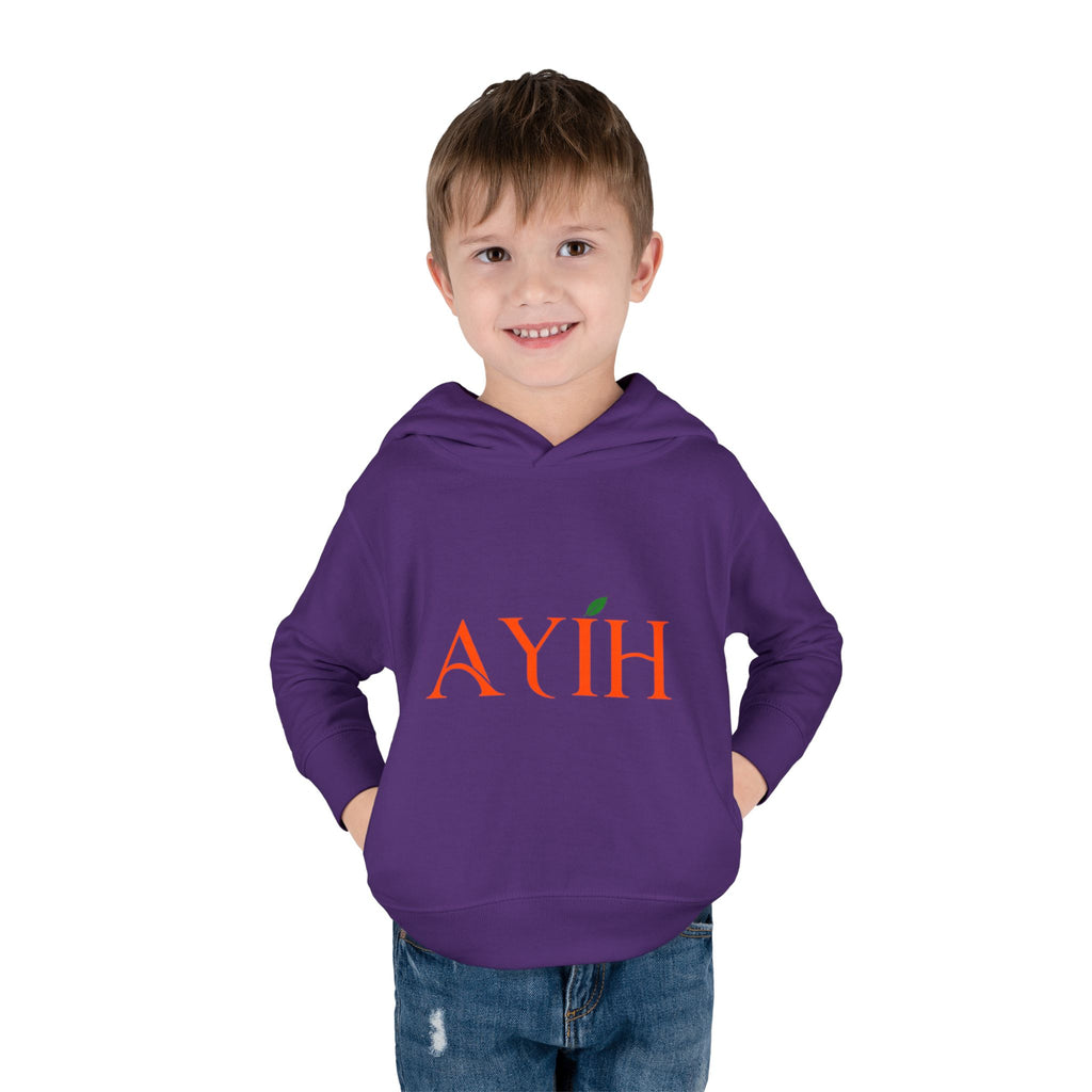 Toddler Hoodie with 'AYIH' Logo — Cute Monogram Pullover