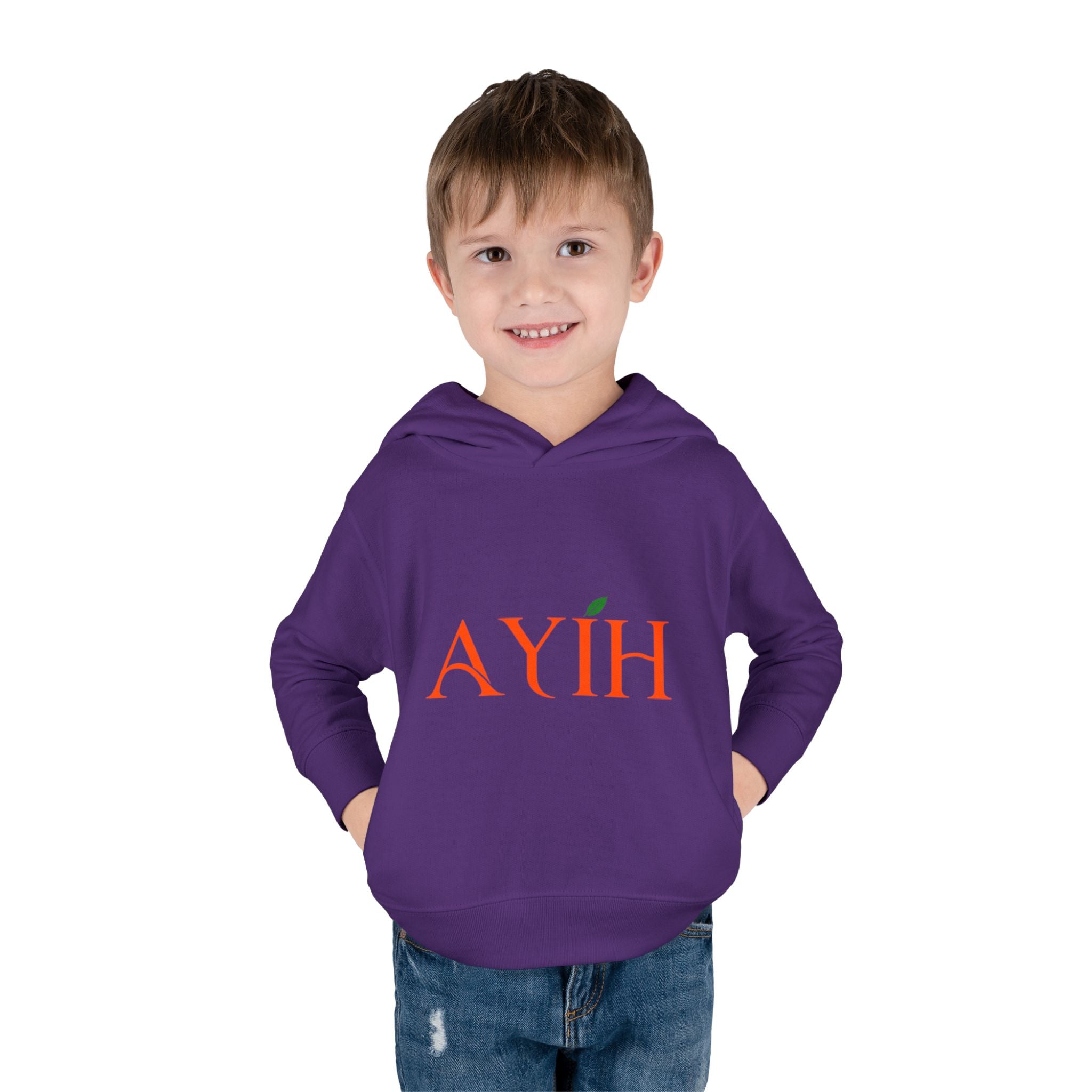 Toddler Hoodie with 'AYIH' Logo — Cute Monogram Pullover