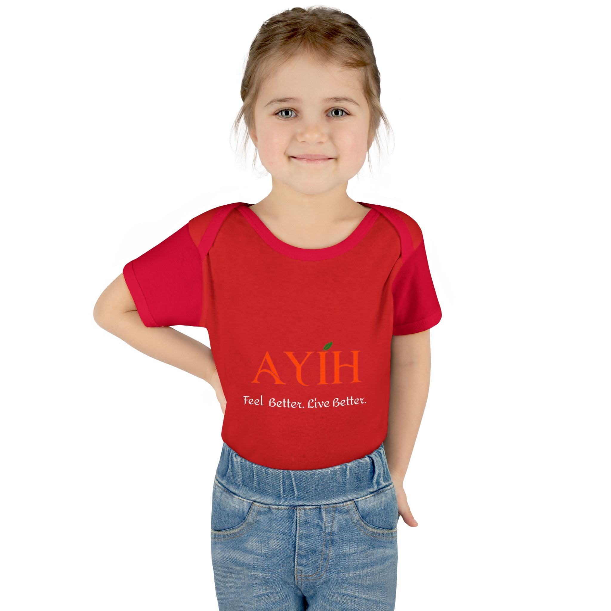 Baby Bodysuit - 'AYIH' Logo Infant One-Piece (Feel Better. Live Better.)