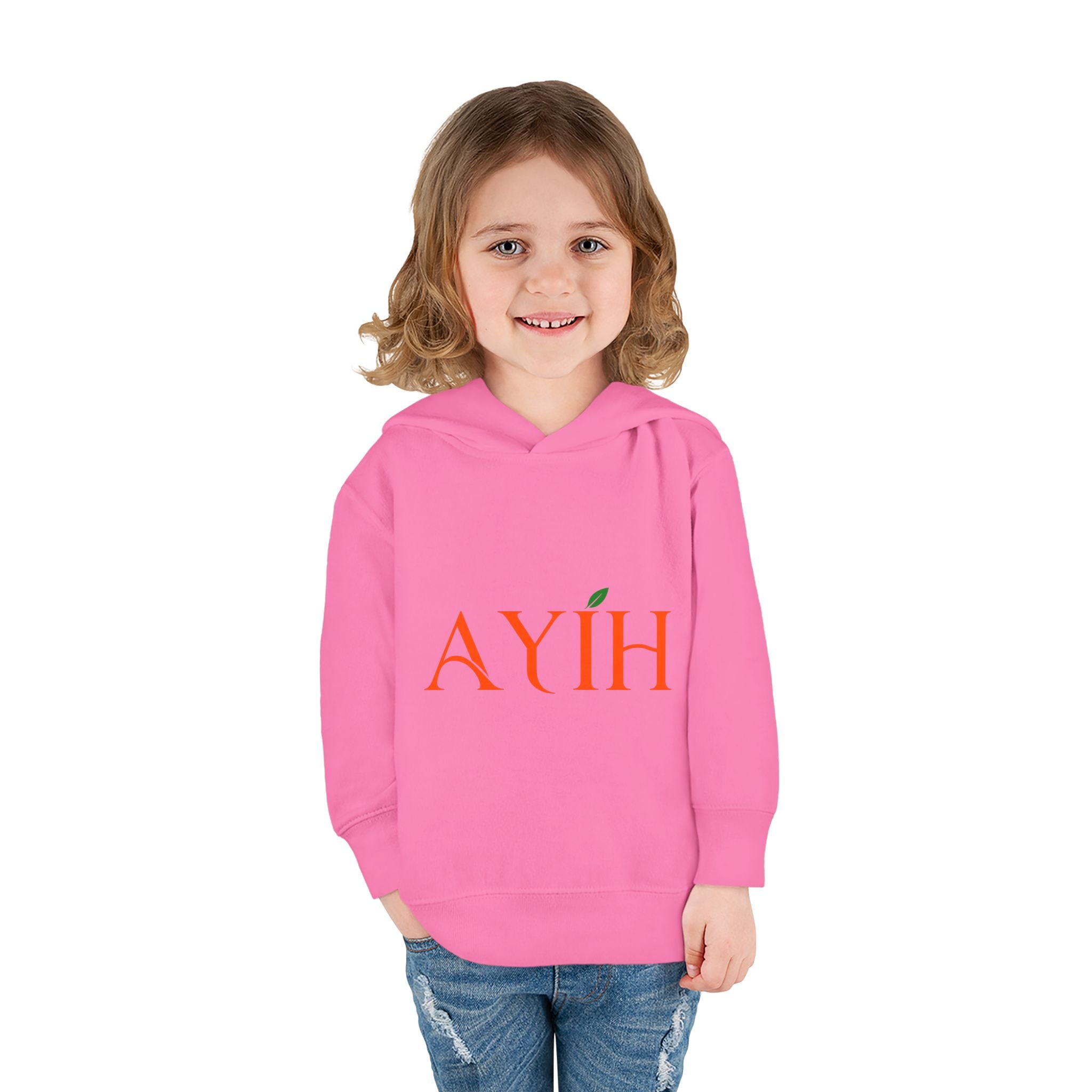 Toddler Hoodie with 'AYIH' Logo — Cute Monogram Pullover