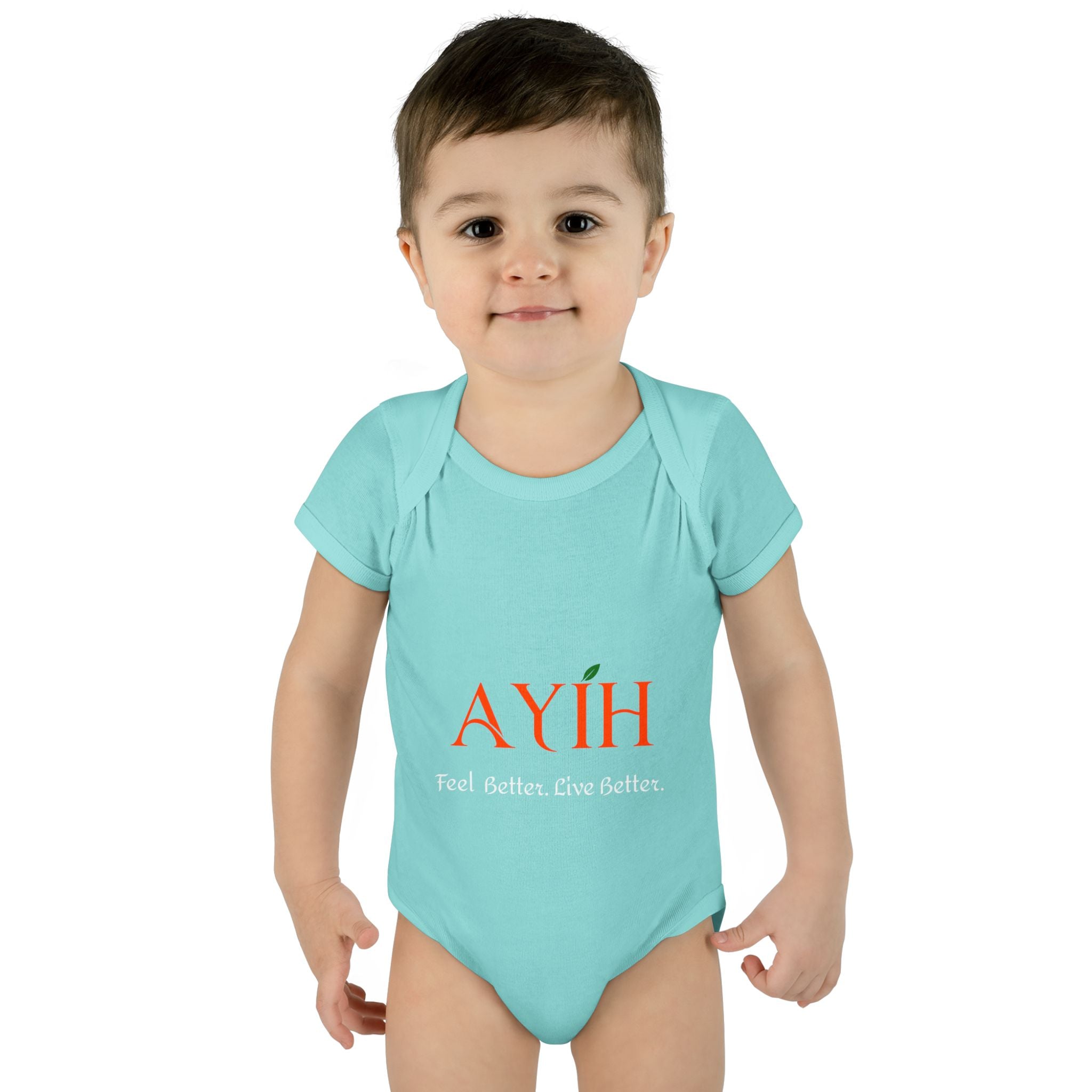 Baby Bodysuit - 'AYIH' Logo Infant One-Piece (Feel Better. Live Better.)