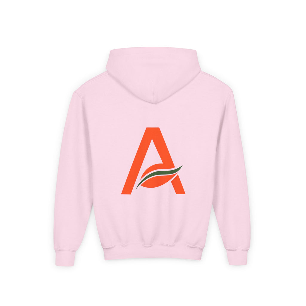 AYIH Logo Hoodie — Kids Unisex Pullover Sweatshirt, Minimal Lifestyle Graphic