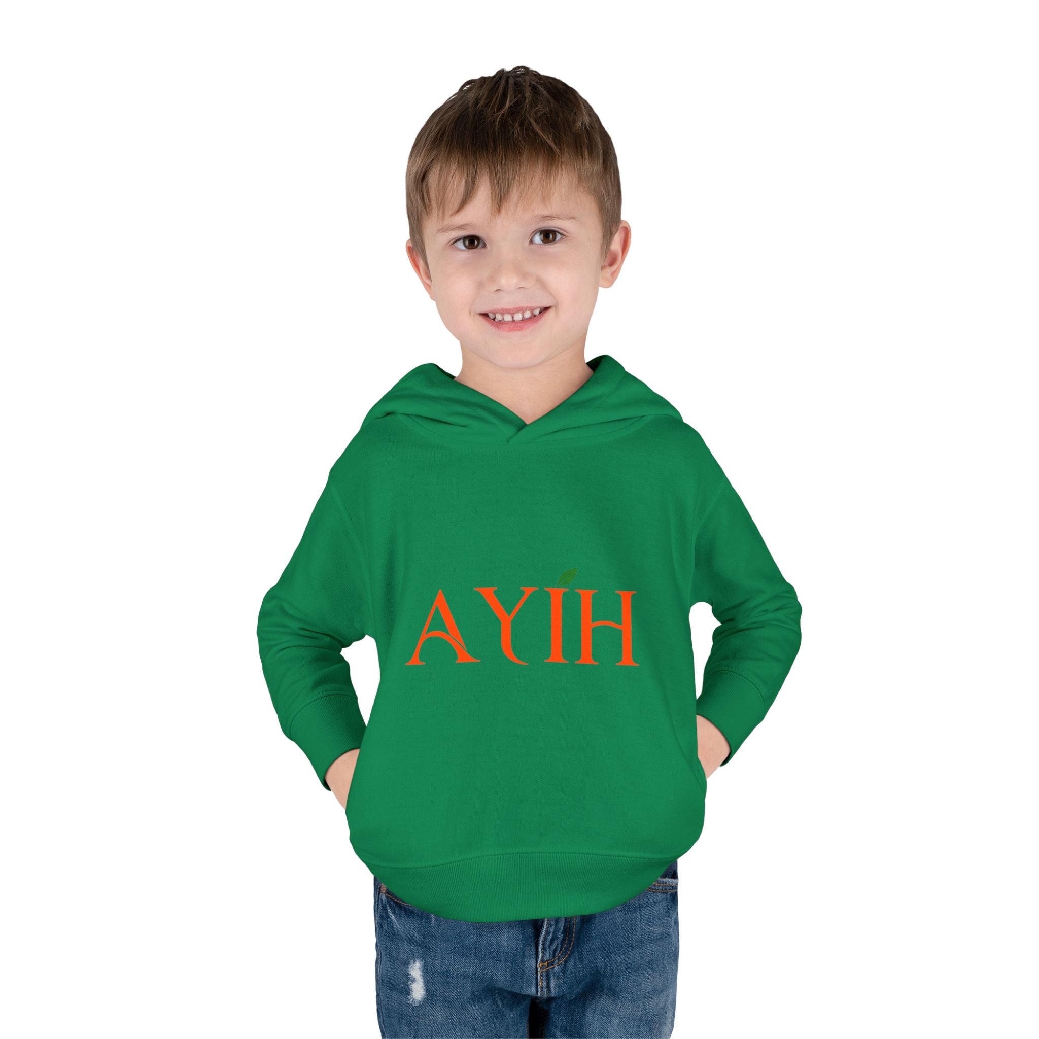 Toddler Hoodie with 'AYIH' Logo — Cute Monogram Pullover