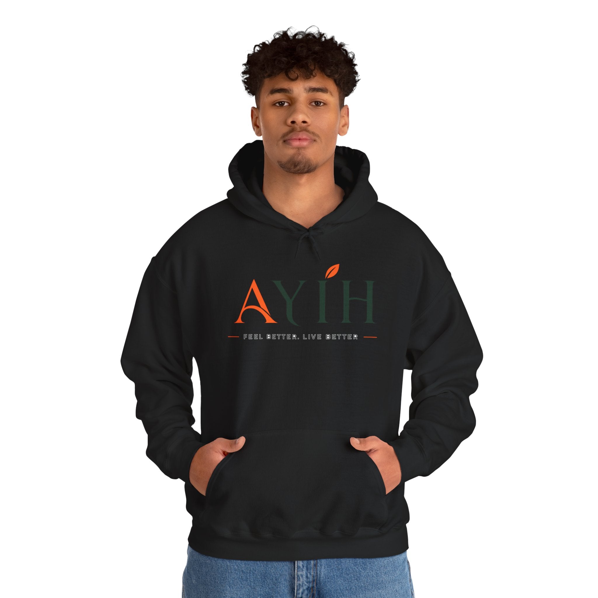 AYIH Logo Hoodie — Feel Better, Live Better Branded Pullover