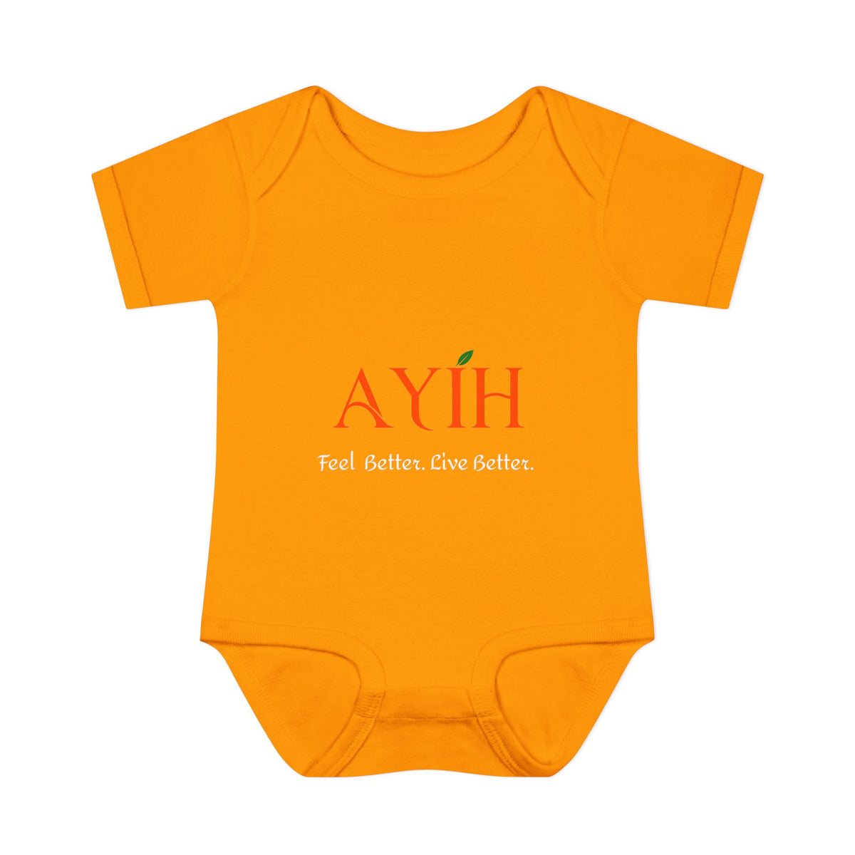 Baby Bodysuit - 'AYIH' Logo Infant One-Piece (Feel Better. Live Better.)