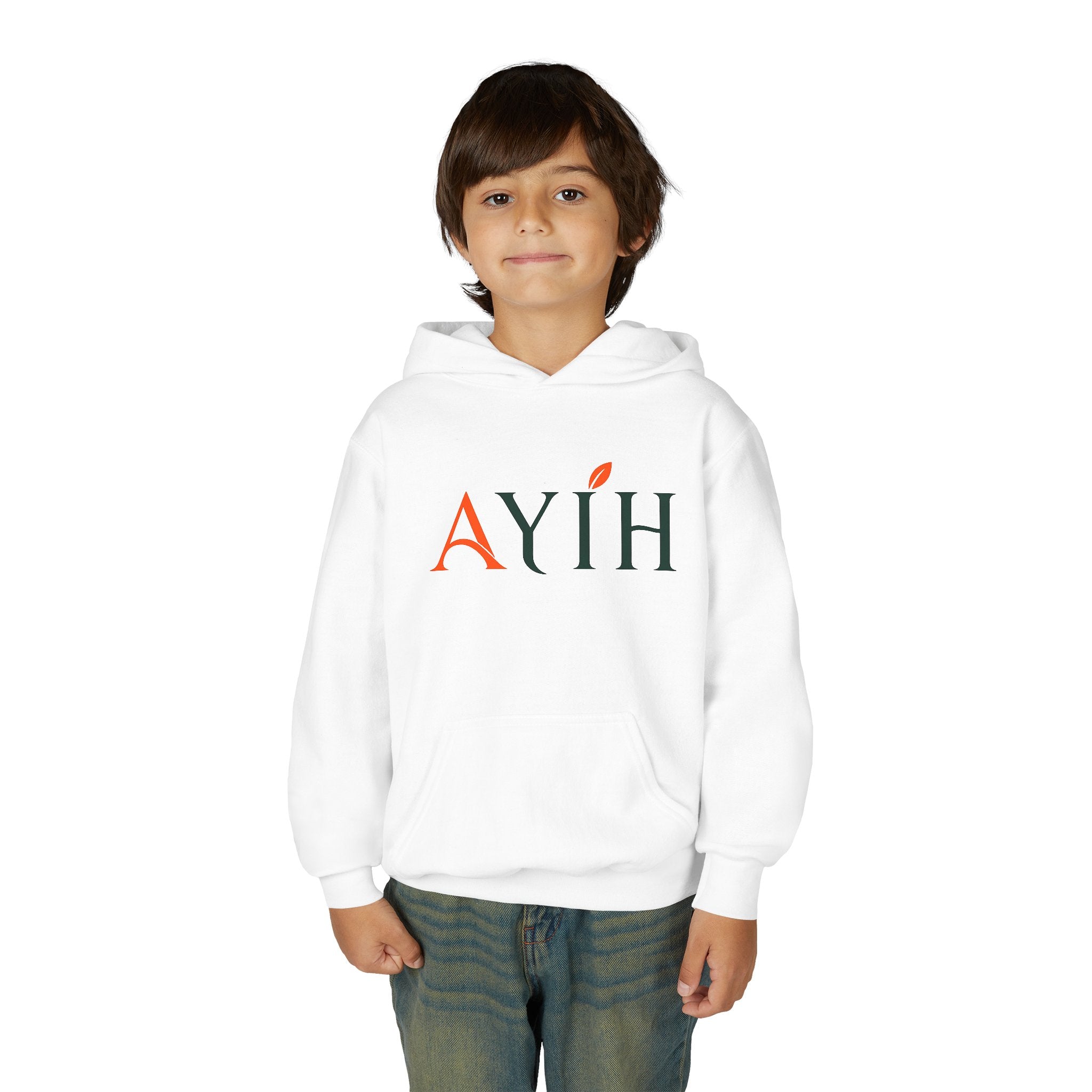 Kids Hoodie — “Learning Today, Leading Tomorrow” Inspirational Kids Hooded Sweatshirt