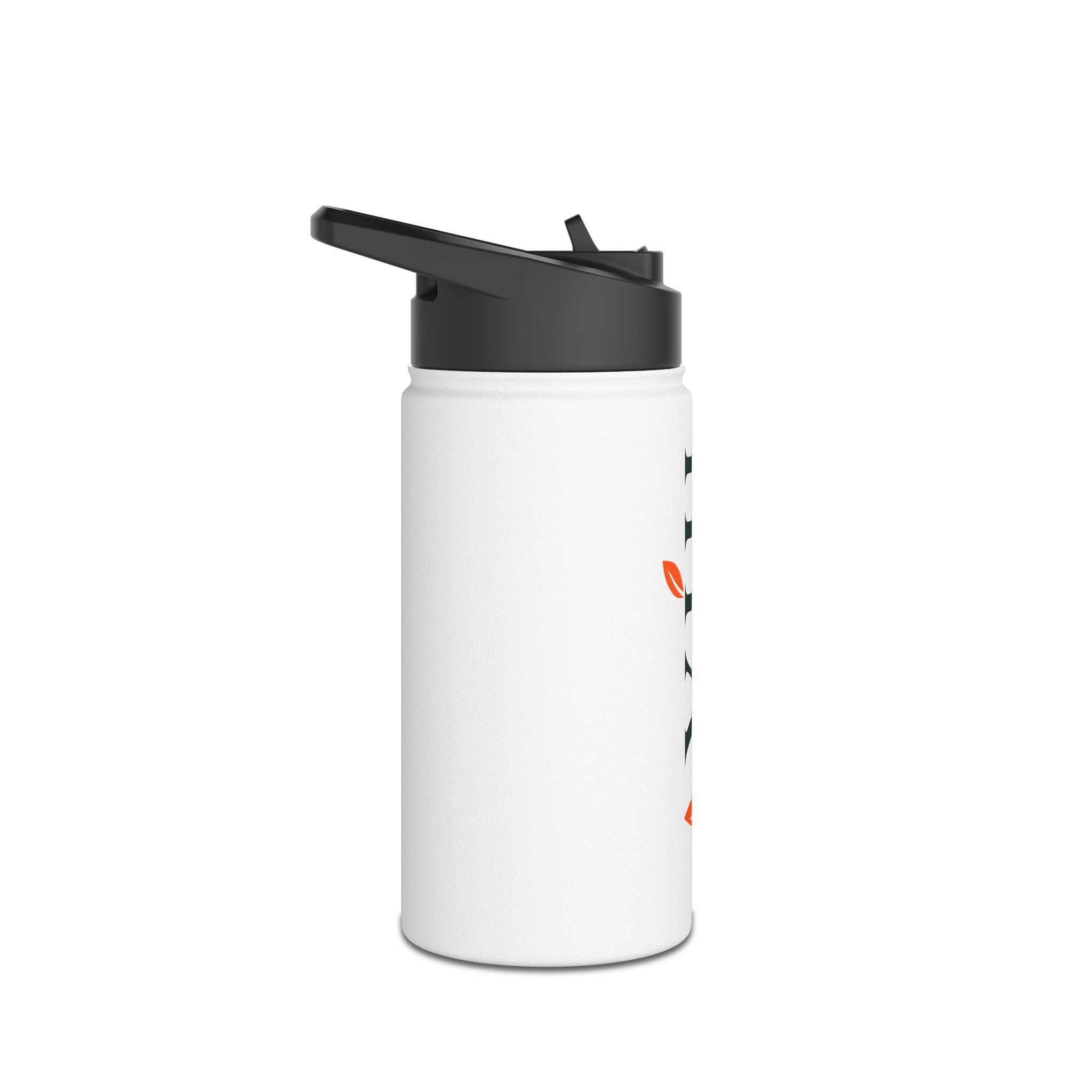 AYIH Nomad 32oz Tumbler — Matte Black Insulated Travel Cup with Vertical Greek Letter Design