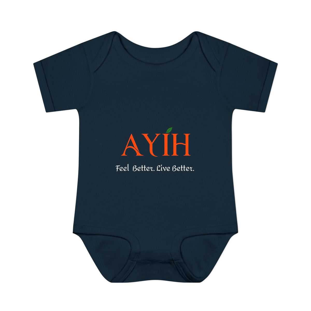 Baby Bodysuit - 'AYIH' Logo Infant One-Piece (Feel Better. Live Better.)