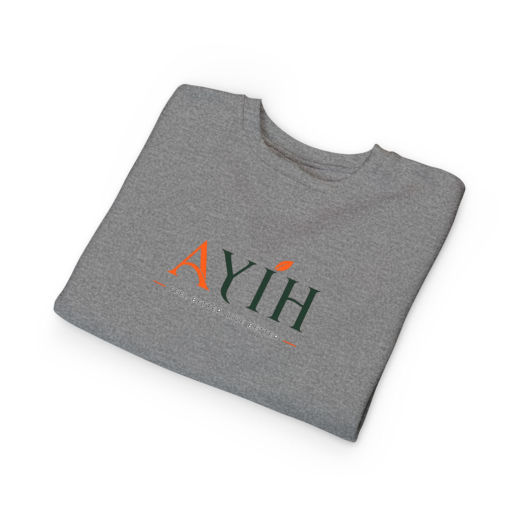 Toddler AYIH Sweatshirt — Logo Crewneck for Little Kids (Unisex)