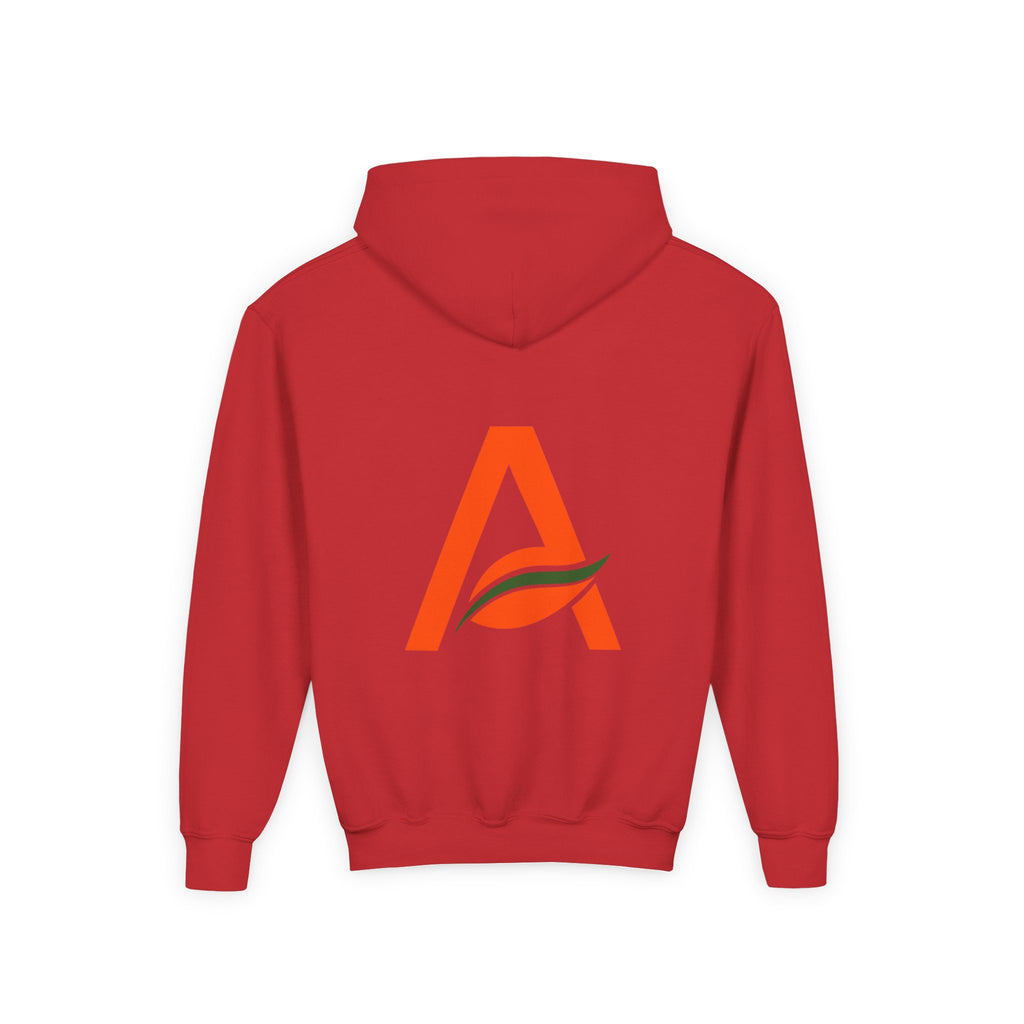 AYIH Logo Hoodie — Kids Unisex Pullover Sweatshirt, Minimal Lifestyle Graphic