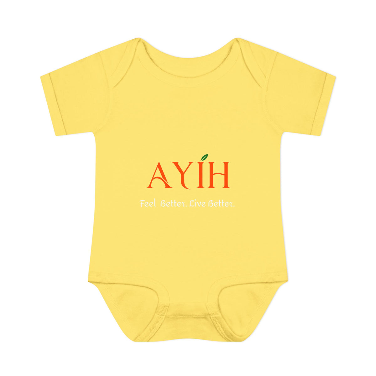 Baby Bodysuit - 'AYIH' Logo Infant One-Piece (Feel Better. Live Better.)