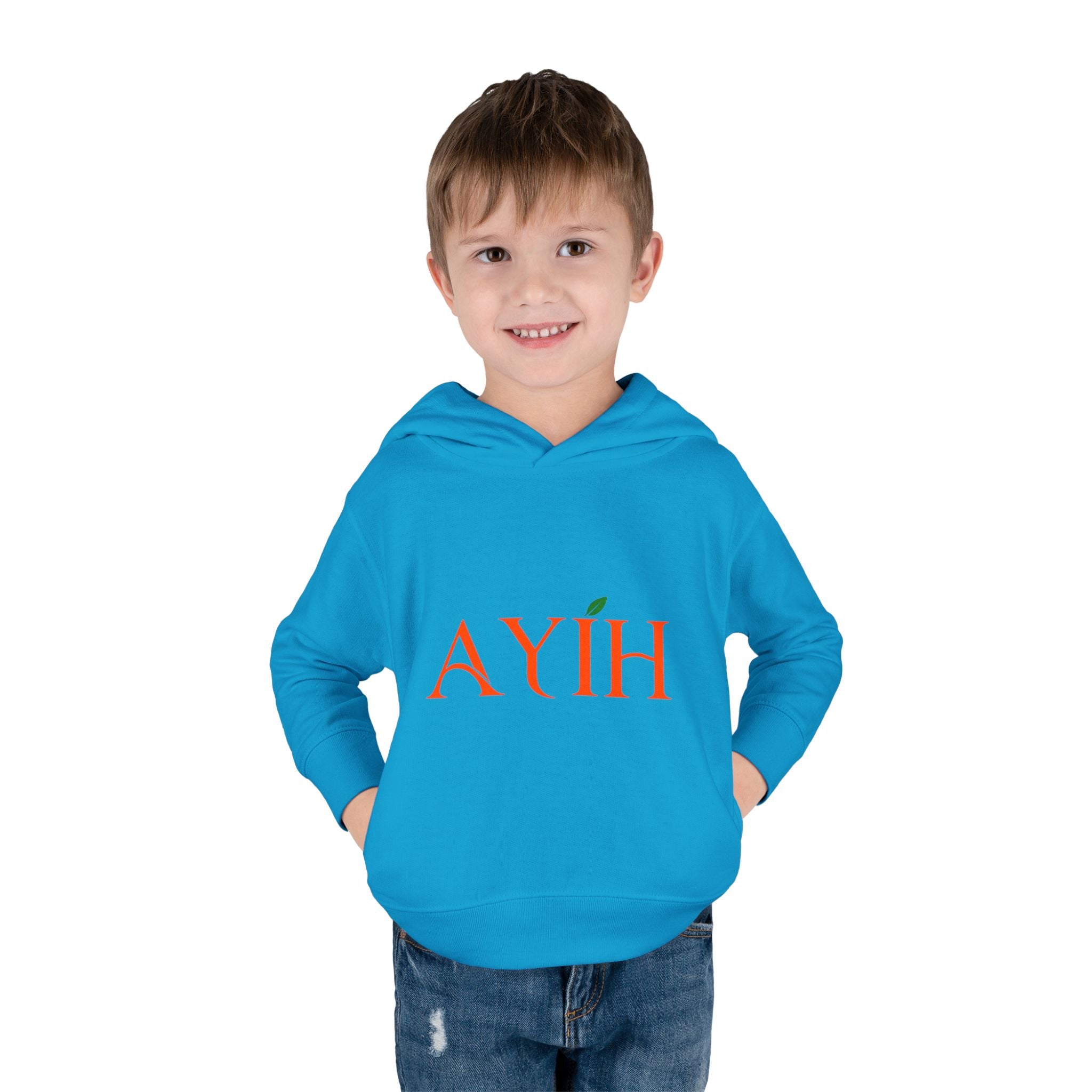 Toddler Hoodie with 'AYIH' Logo — Cute Monogram Pullover