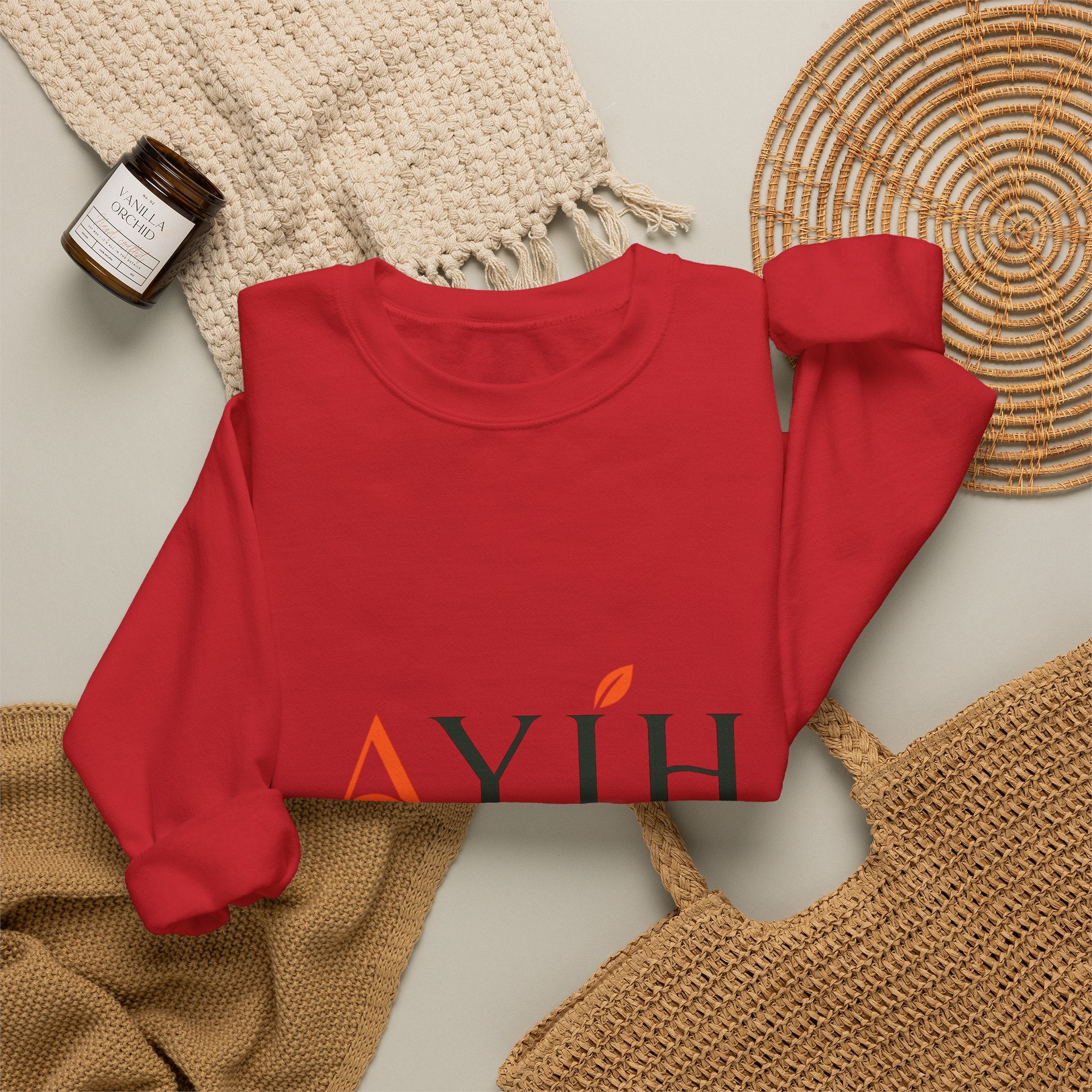 Adult Unisex Sweatshirt — AYIH "Feel Better, Live Better" Crewneck