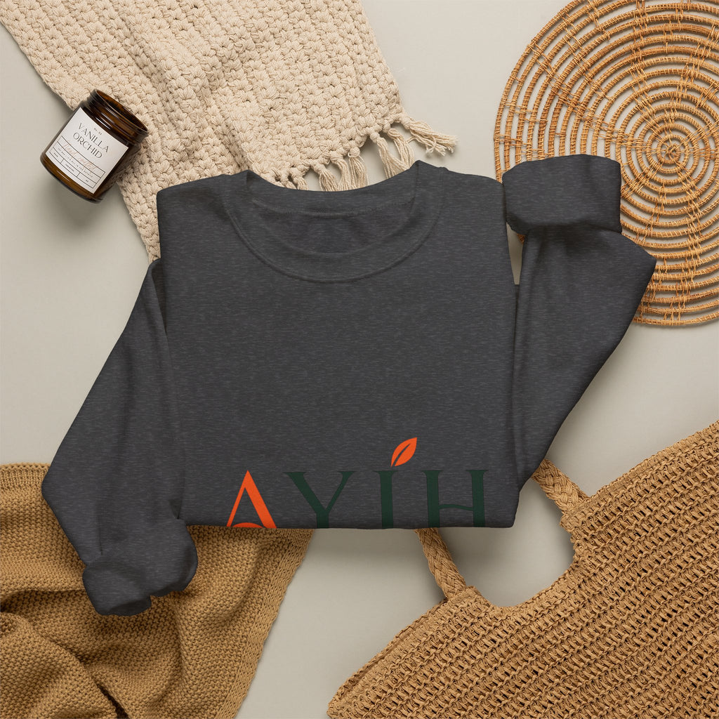 Adult Unisex Sweatshirt — AYIH "Feel Better, Live Better" Crewneck