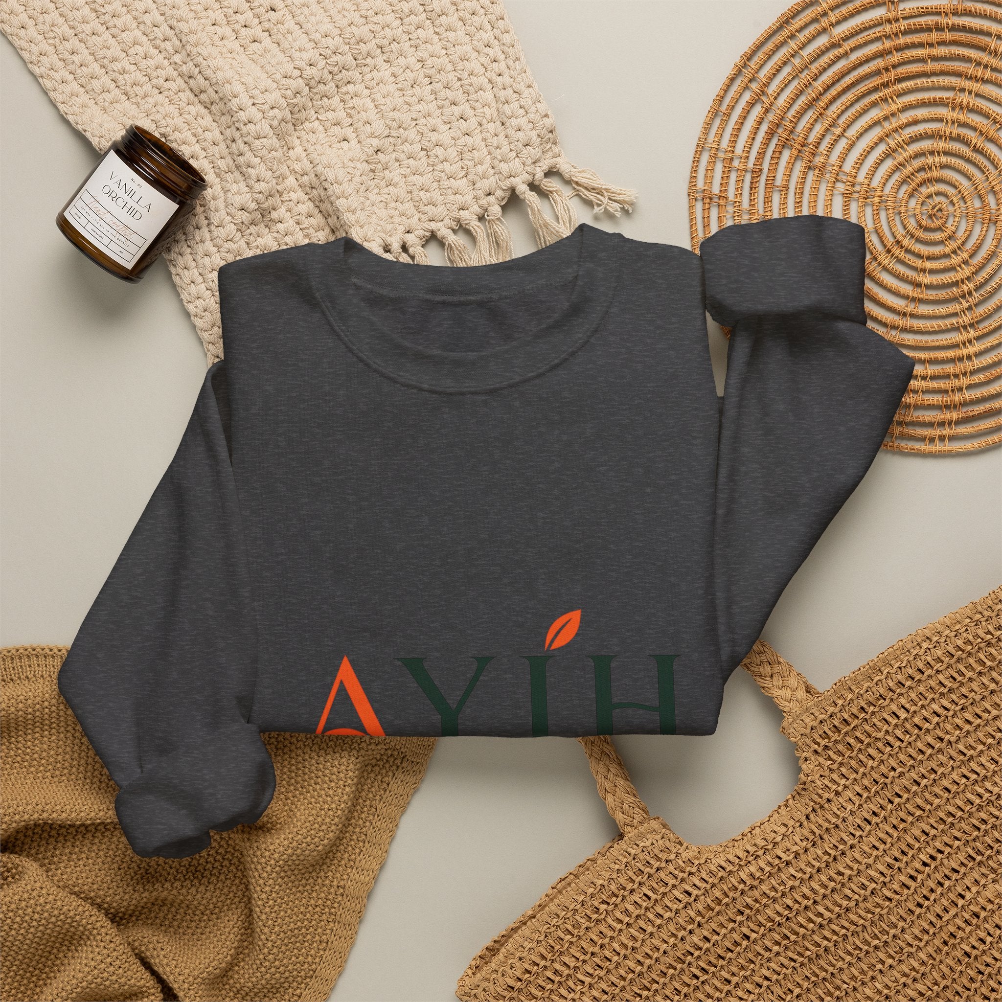Adult Unisex Sweatshirt — AYIH "Feel Better, Live Better" Crewneck