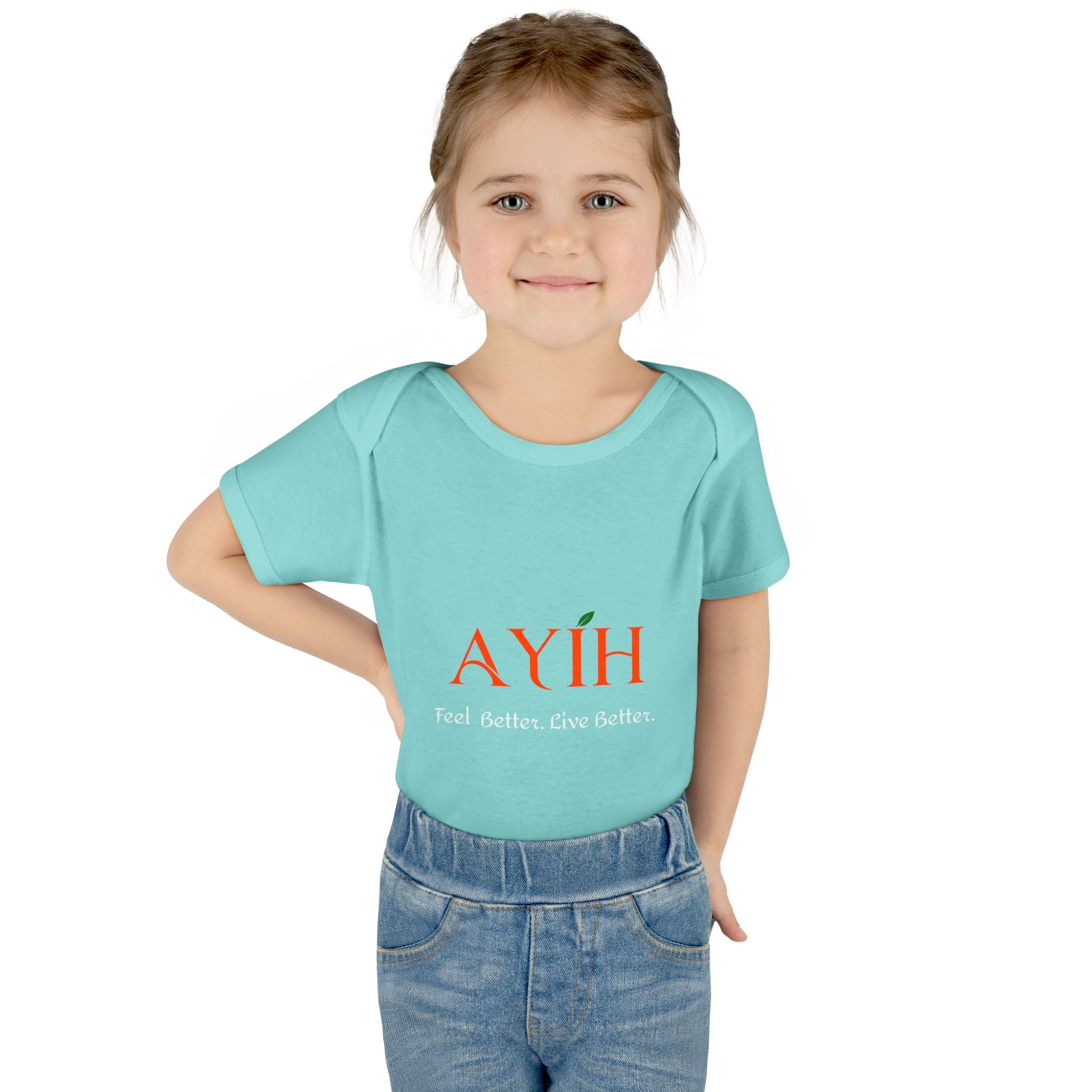 Baby Bodysuit - 'AYIH' Logo Infant One-Piece (Feel Better. Live Better.)