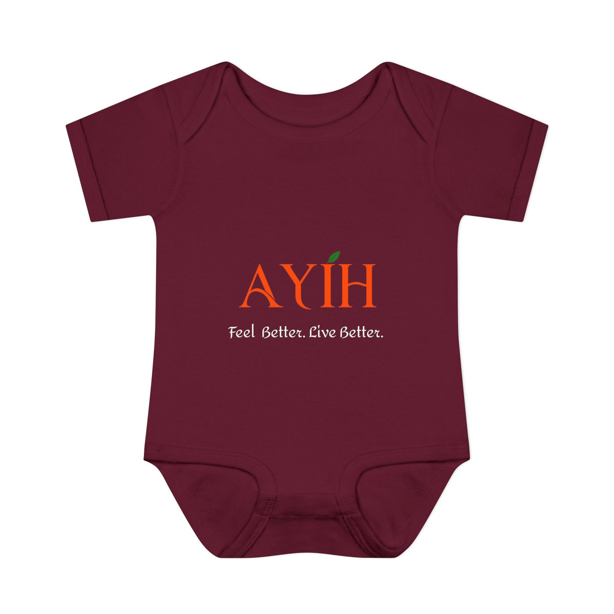 Baby Bodysuit - 'AYIH' Logo Infant One-Piece (Feel Better. Live Better.)