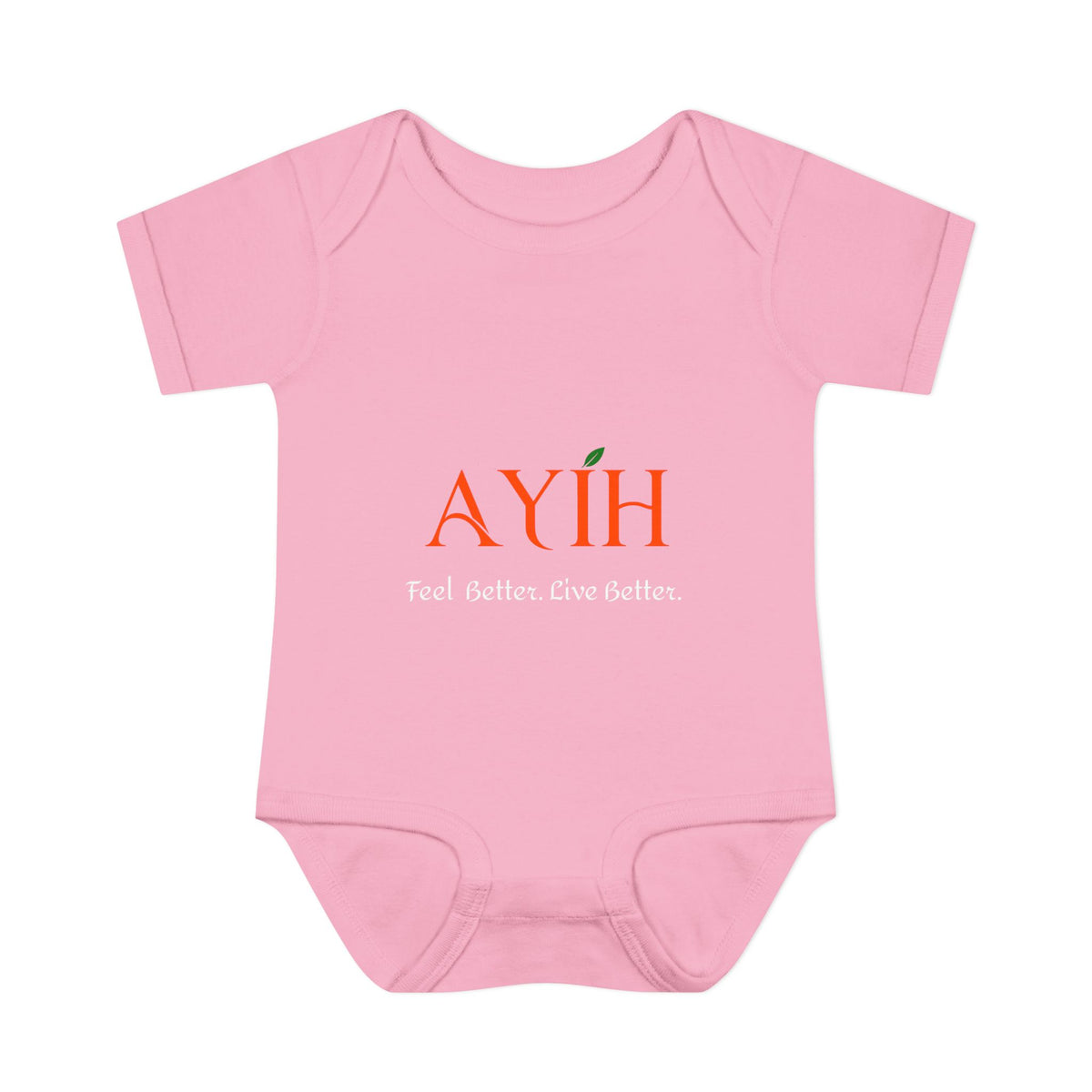 Baby Bodysuit - 'AYIH' Logo Infant One-Piece (Feel Better. Live Better.)