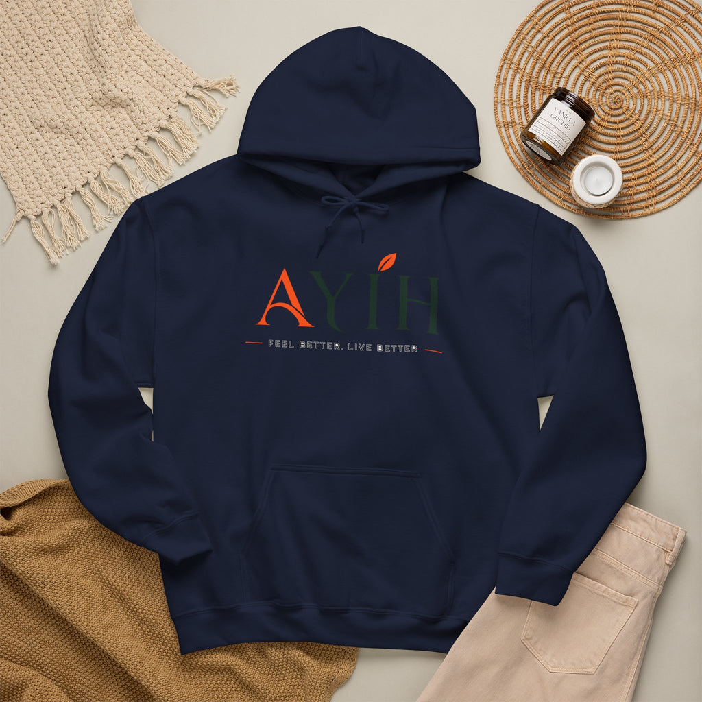 AYIH Logo Hoodie — Feel Better, Live Better Branded Pullover