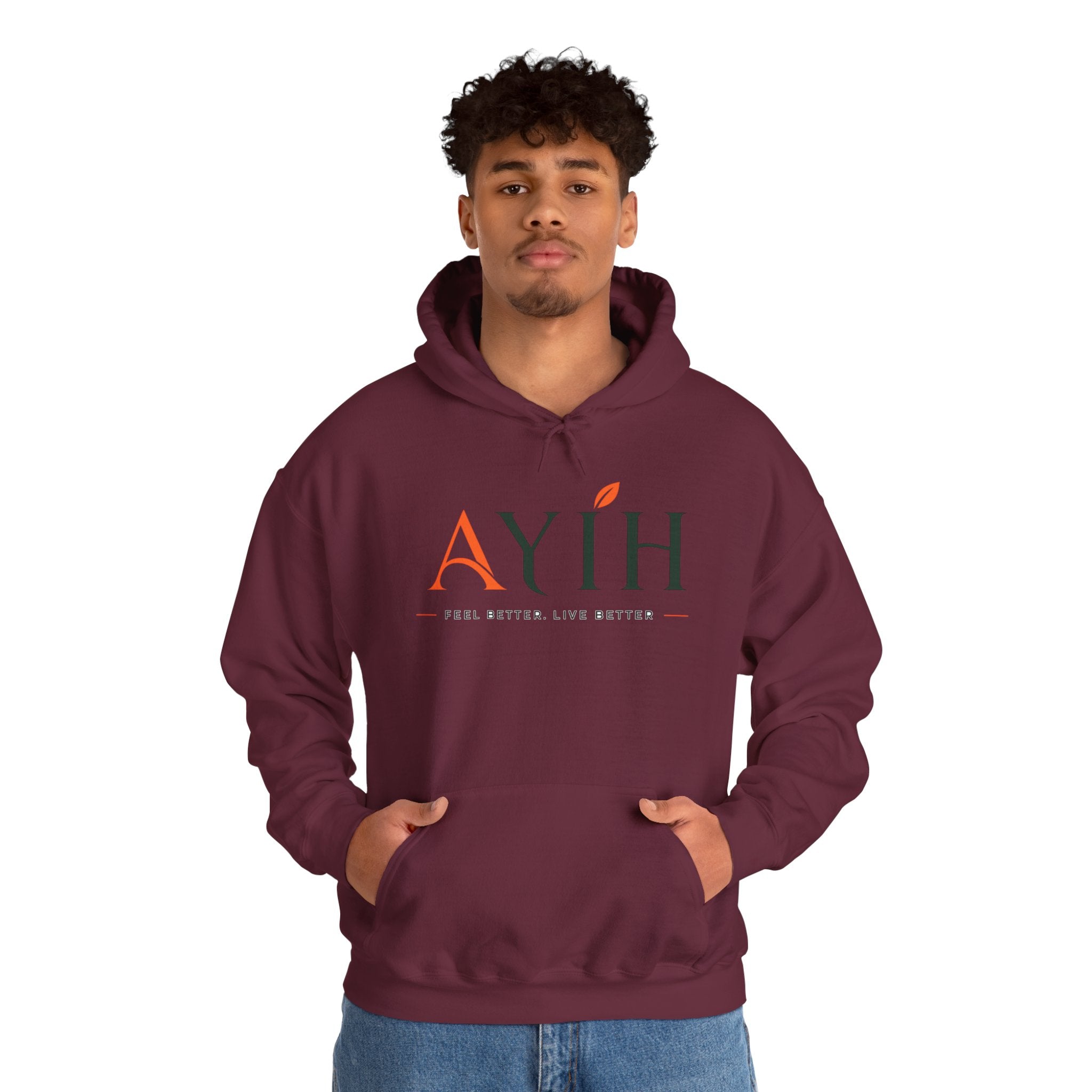 AYIH Logo Hoodie — Feel Better, Live Better Branded Pullover
