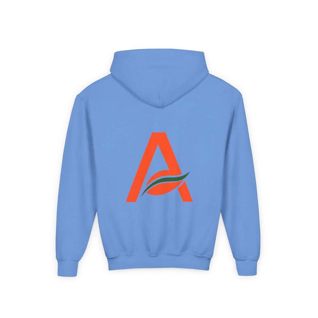 AYIH Logo Hoodie — Kids Unisex Pullover Sweatshirt, Minimal Lifestyle Graphic