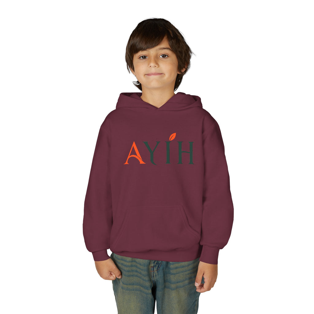 Kids Hoodie — “Learning Today, Leading Tomorrow” Inspirational Kids Hooded Sweatshirt