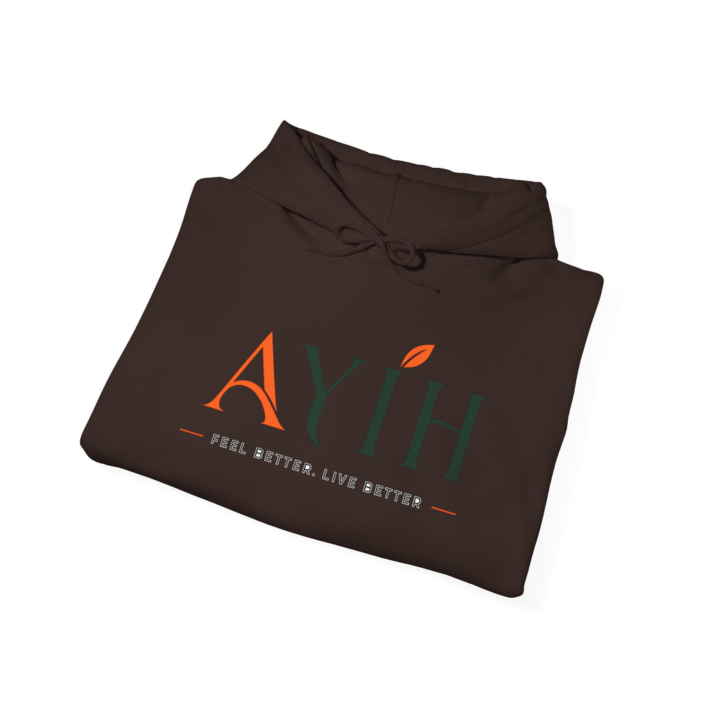 AYIH Logo Hoodie — Feel Better, Live Better Branded Pullover