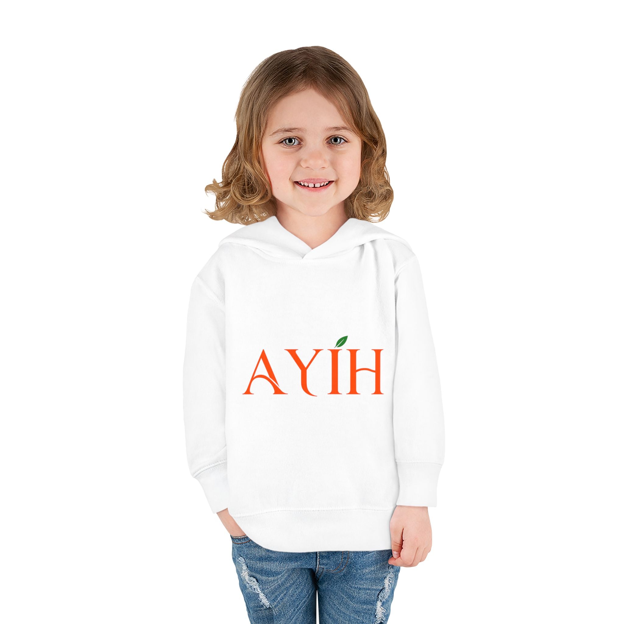 Toddler Hoodie with 'AYIH' Logo — Cute Monogram Pullover