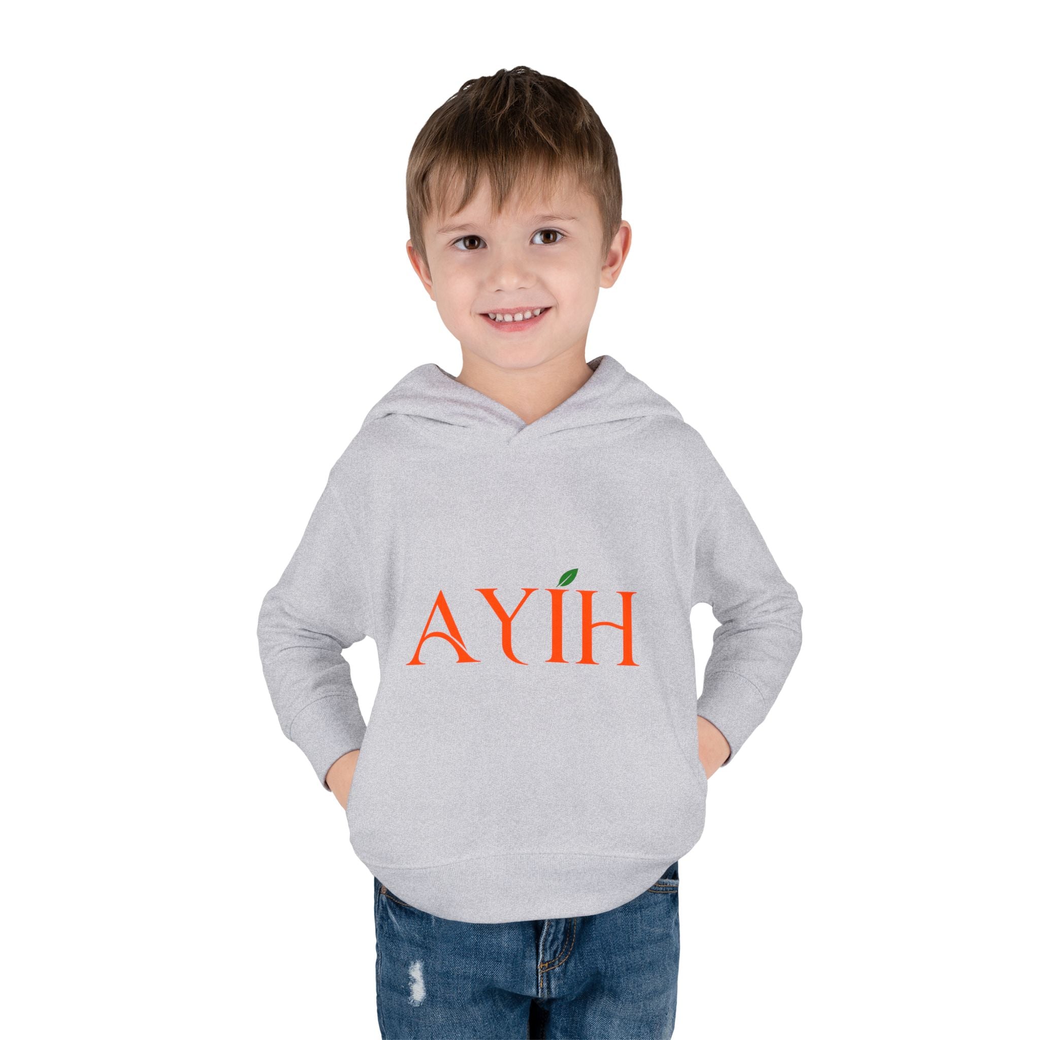 Toddler Hoodie with 'AYIH' Logo — Cute Monogram Pullover