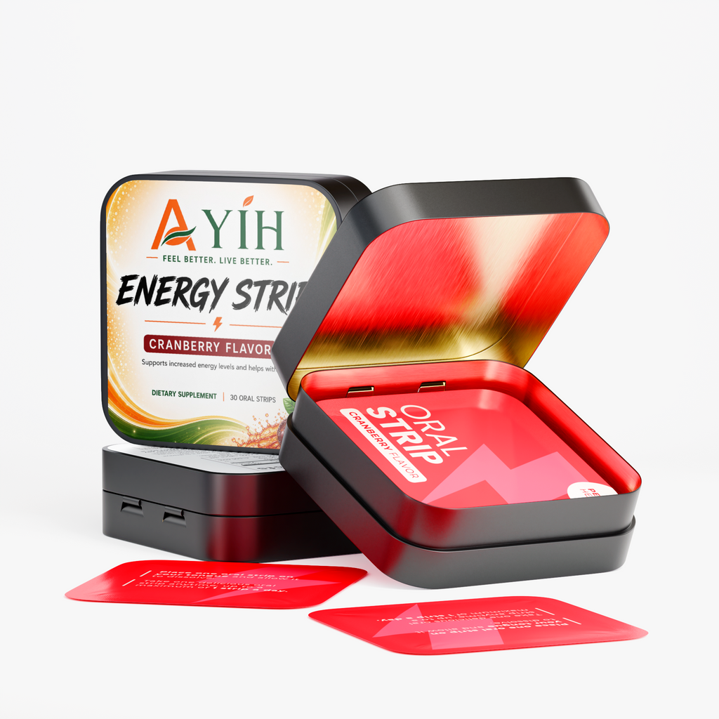 Energy Strips - Cranberry Flavor