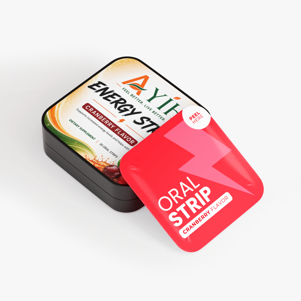 Energy Strips - Cranberry Flavor
