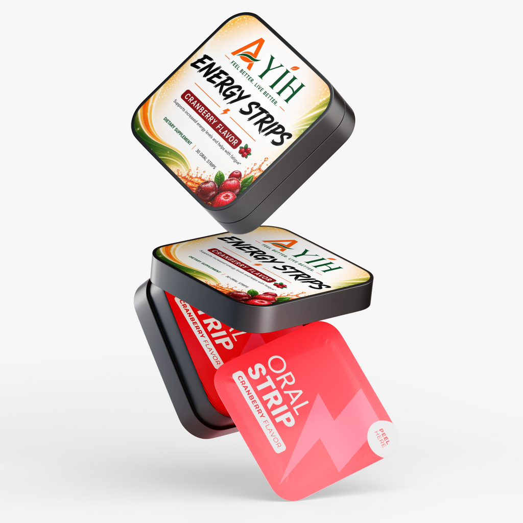 Energy Strips - Cranberry Flavor
