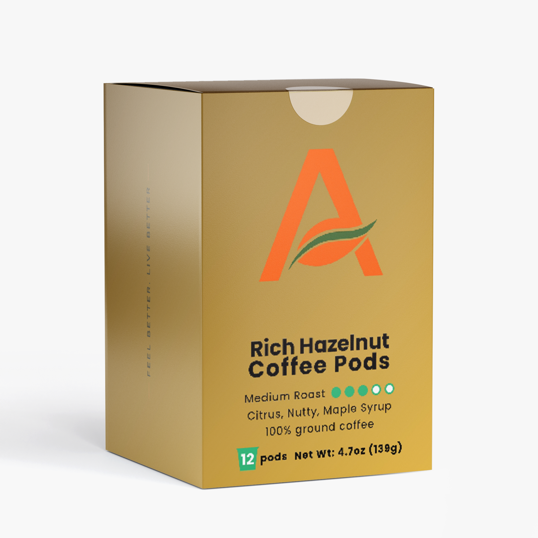 Rich Hazelnut Coffee Pods (Medium Roast)