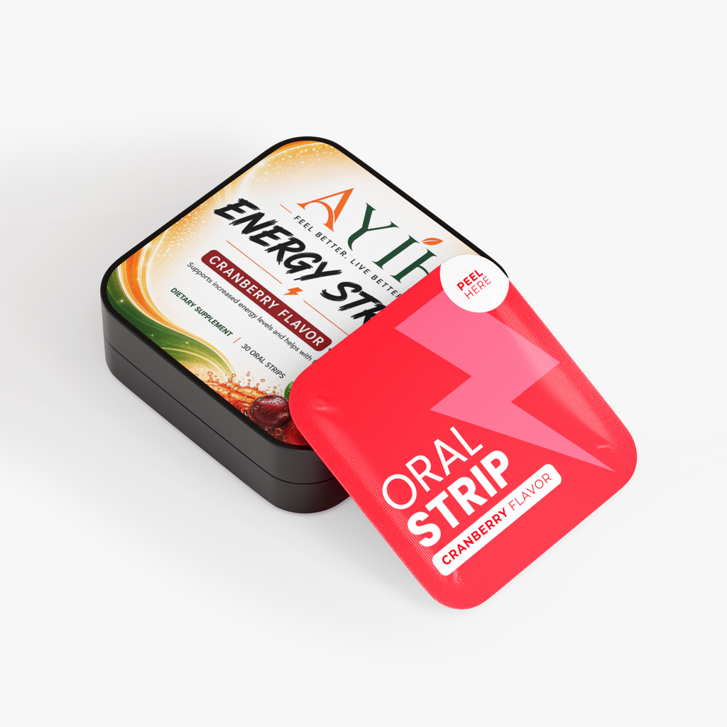 Energy Strips - Cranberry Flavor